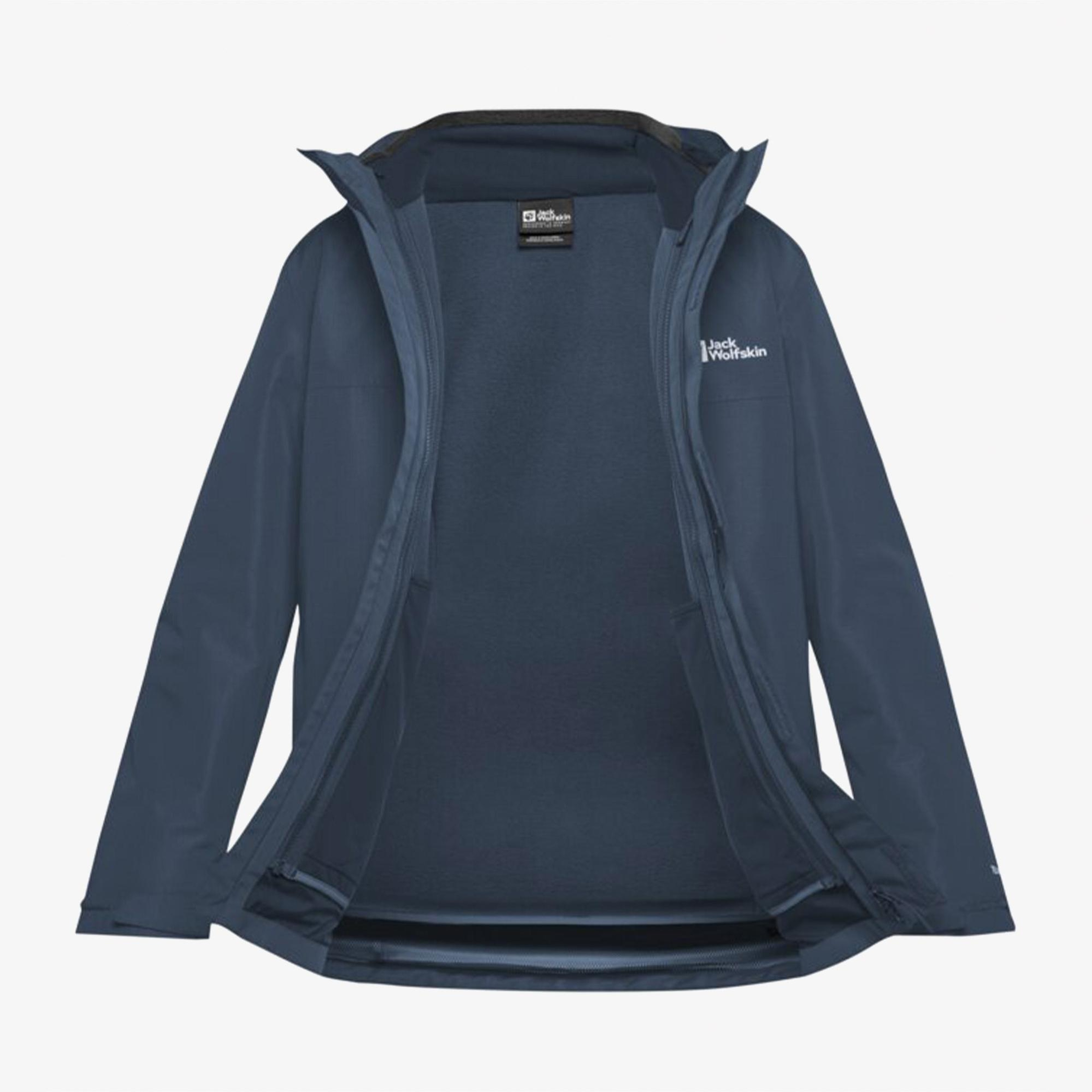 Jack Wolfskin Altenberg 3in1 Erkek Mavi Outdoor Mont