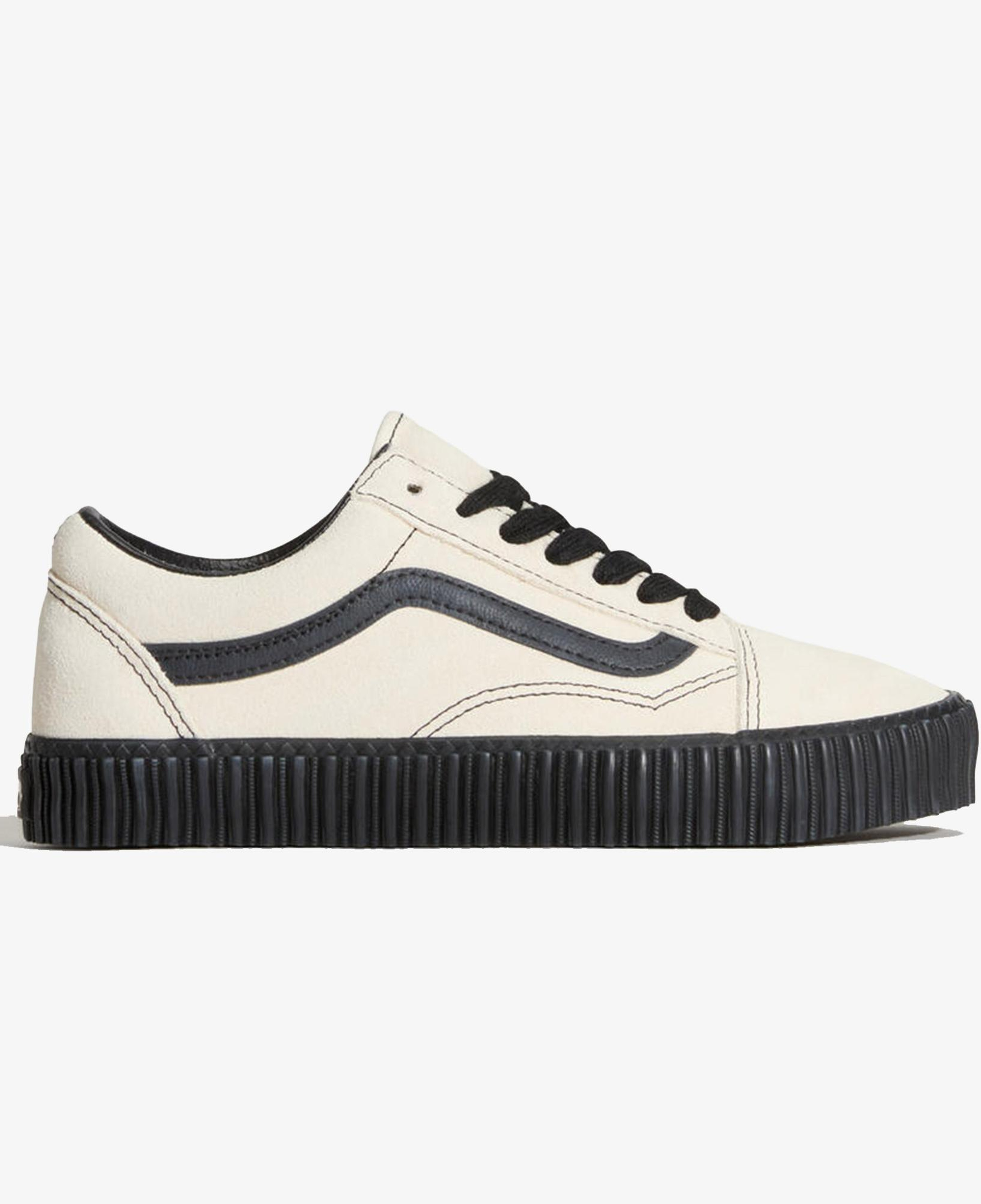 Vans Old Skool Creeper Unisex Beyaz Spor Ayakkabı
