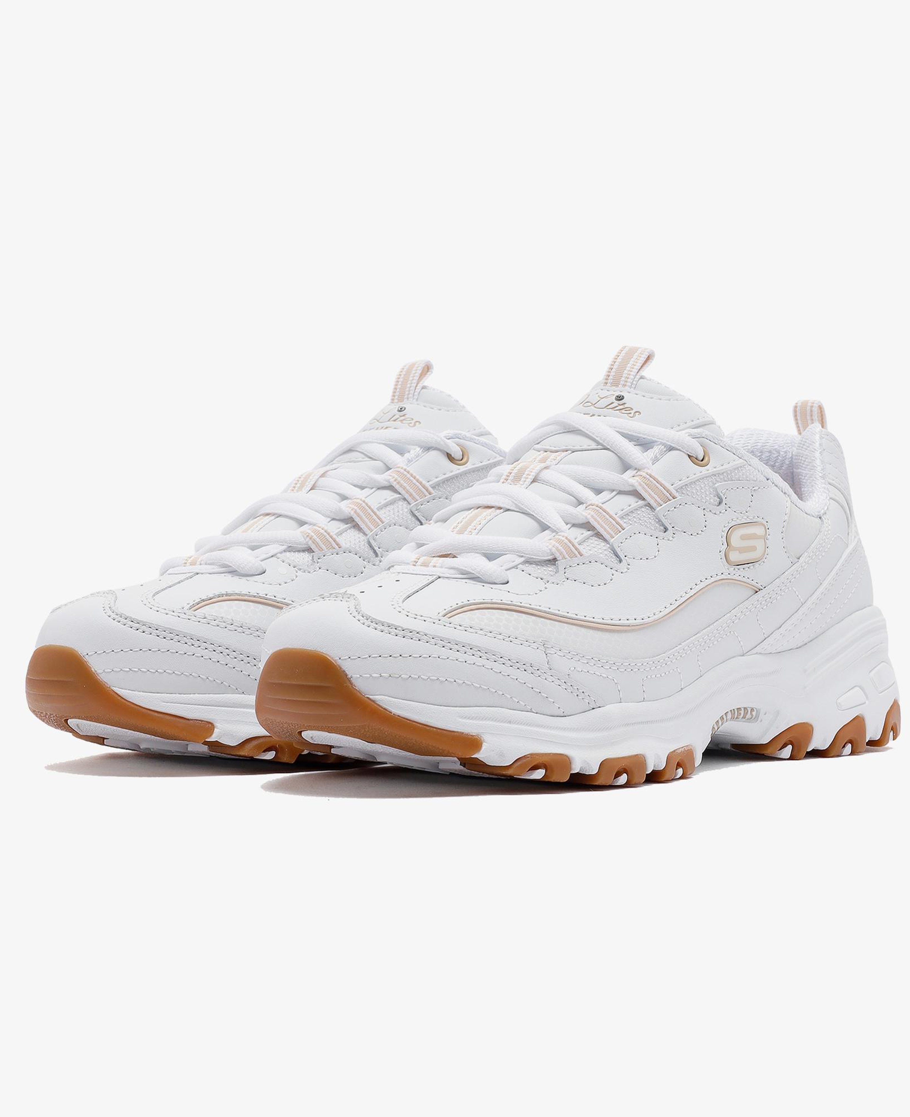 Skechers D'Lites Good Neutral Kadın Beyaz Spor Ayakkabı