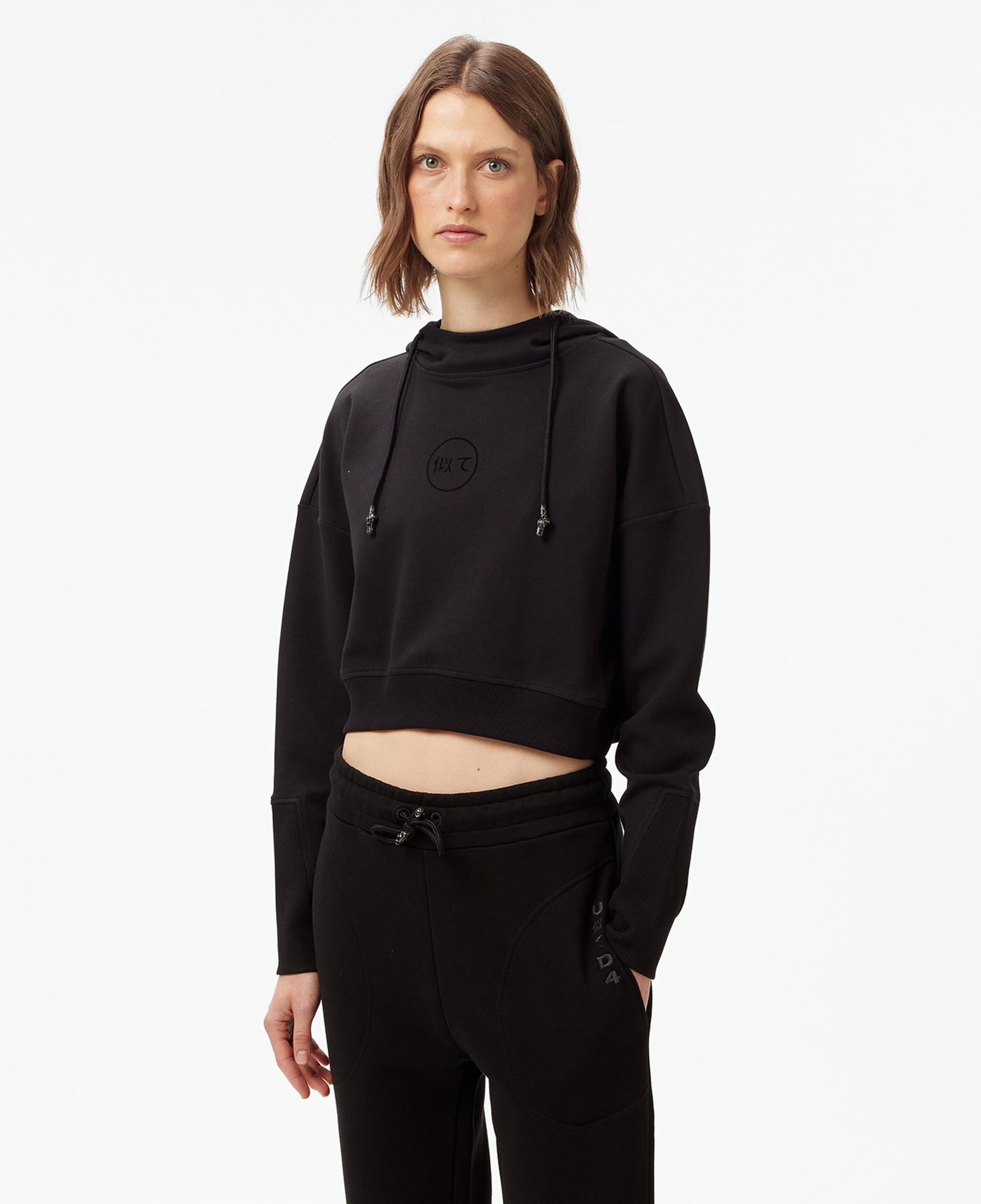 UNITED4 Classic Kadın Siyah Hoodie