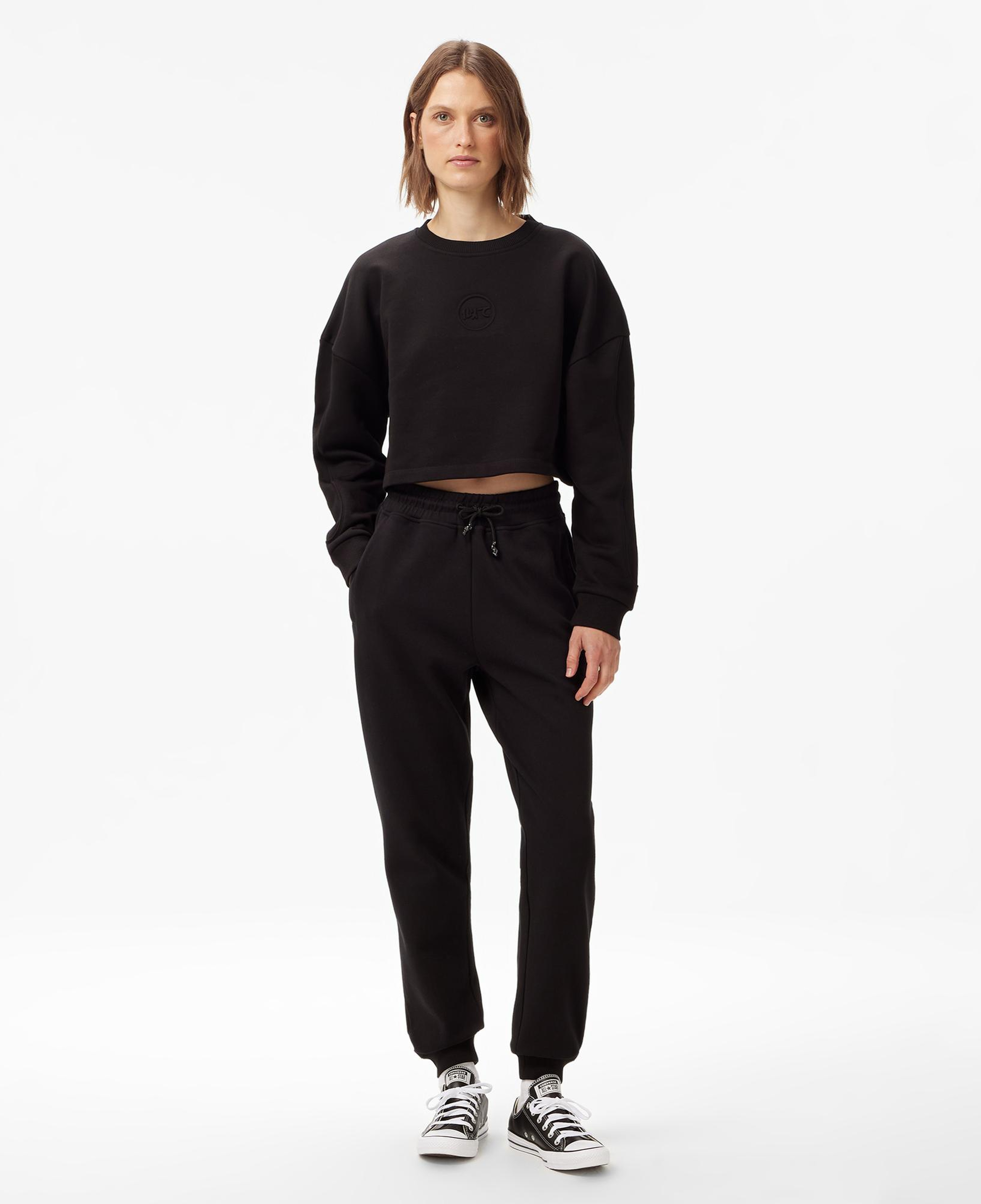 UNITED4 Classic Kadın Siyah Eşofman Altı