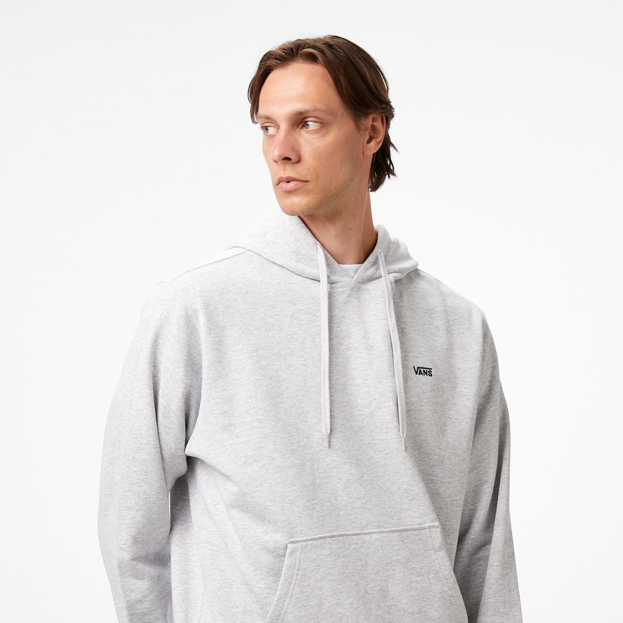 Vans Left Chest ii Loose Po Erkek Gri Sweatshırt