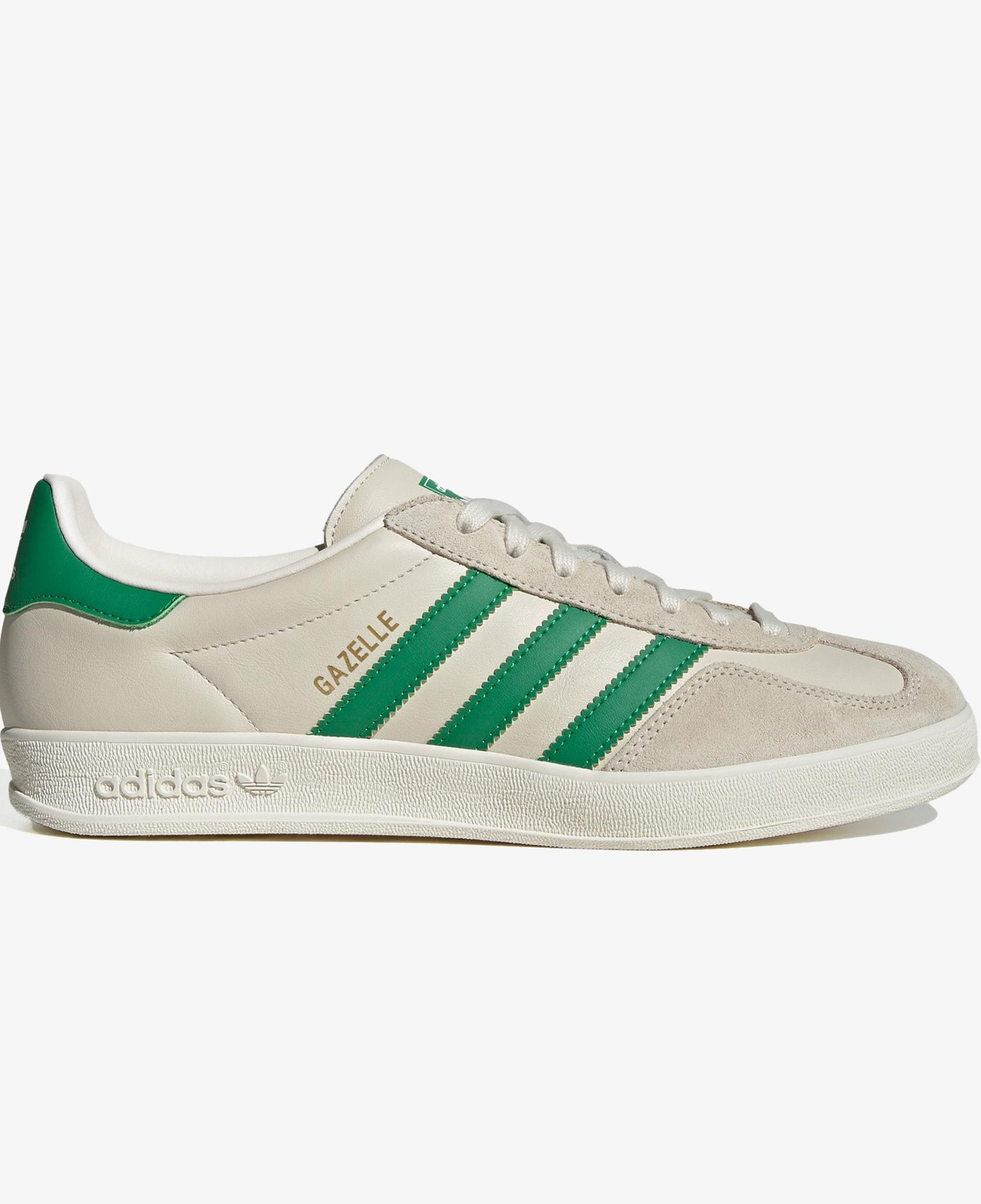 adidas Gazelle Indoor Erkek Bej/Yeşil Spor Ayakkabı