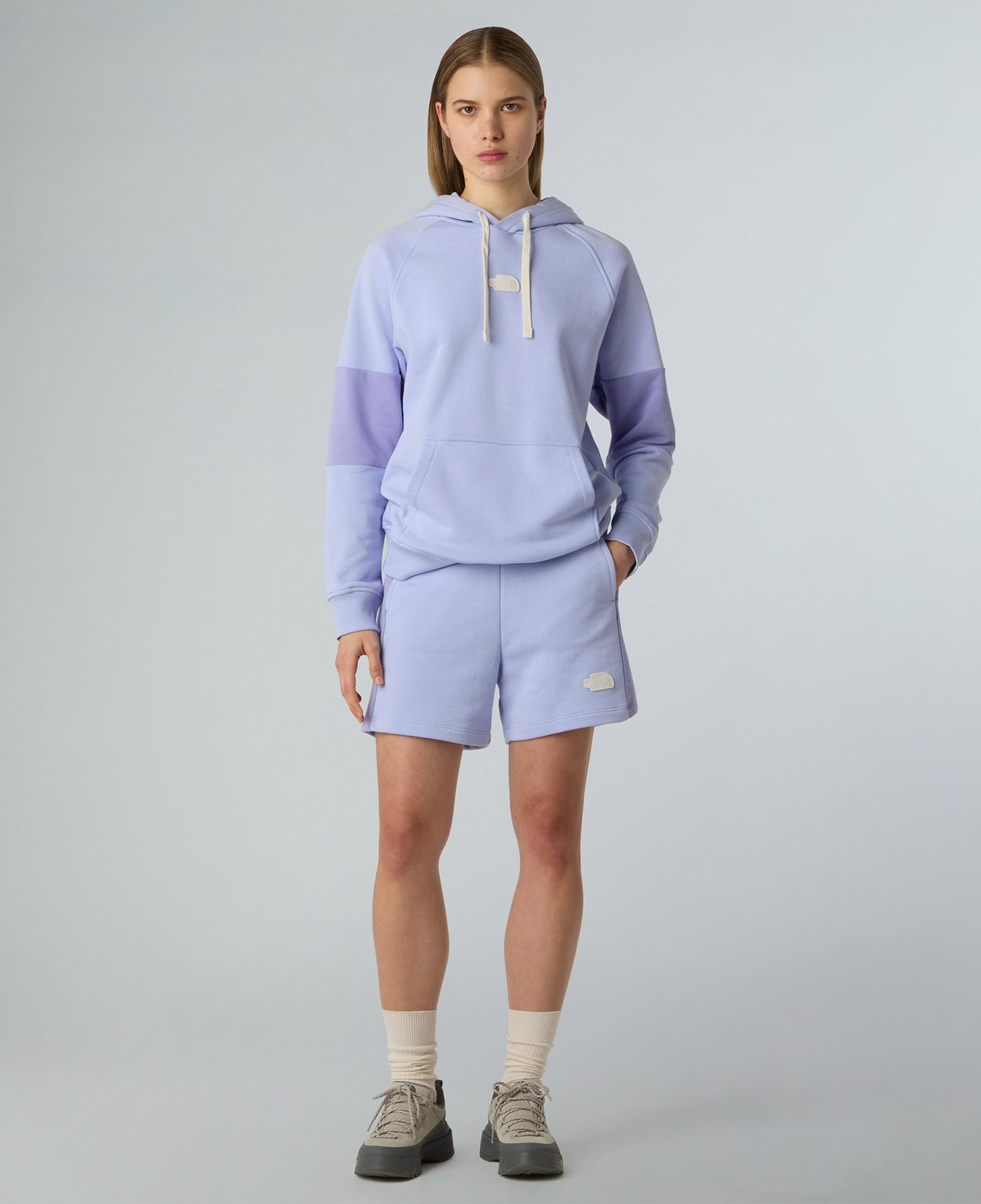 The North Face Terry Relaxed Kadın Mavi Outdoor Sweatshirt