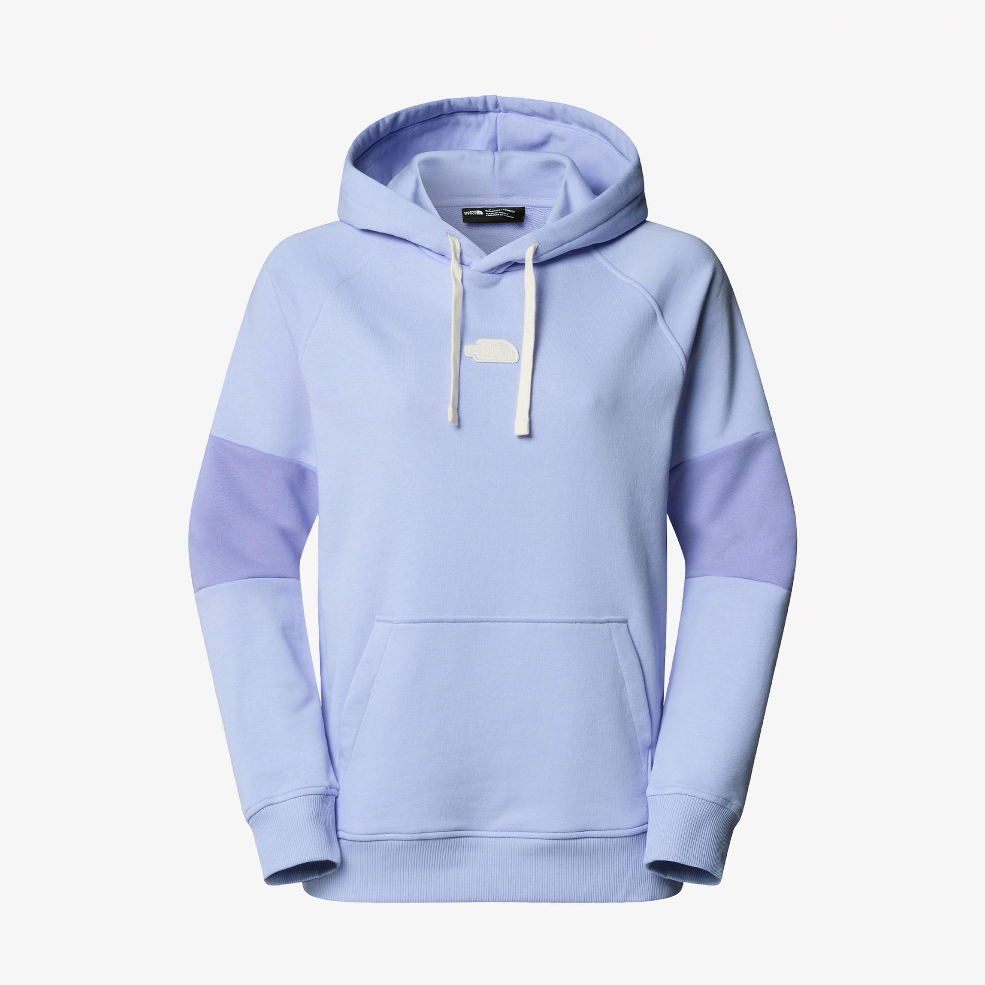 The North Face Terry Relaxed Kadın Mavi Outdoor Sweatshirt