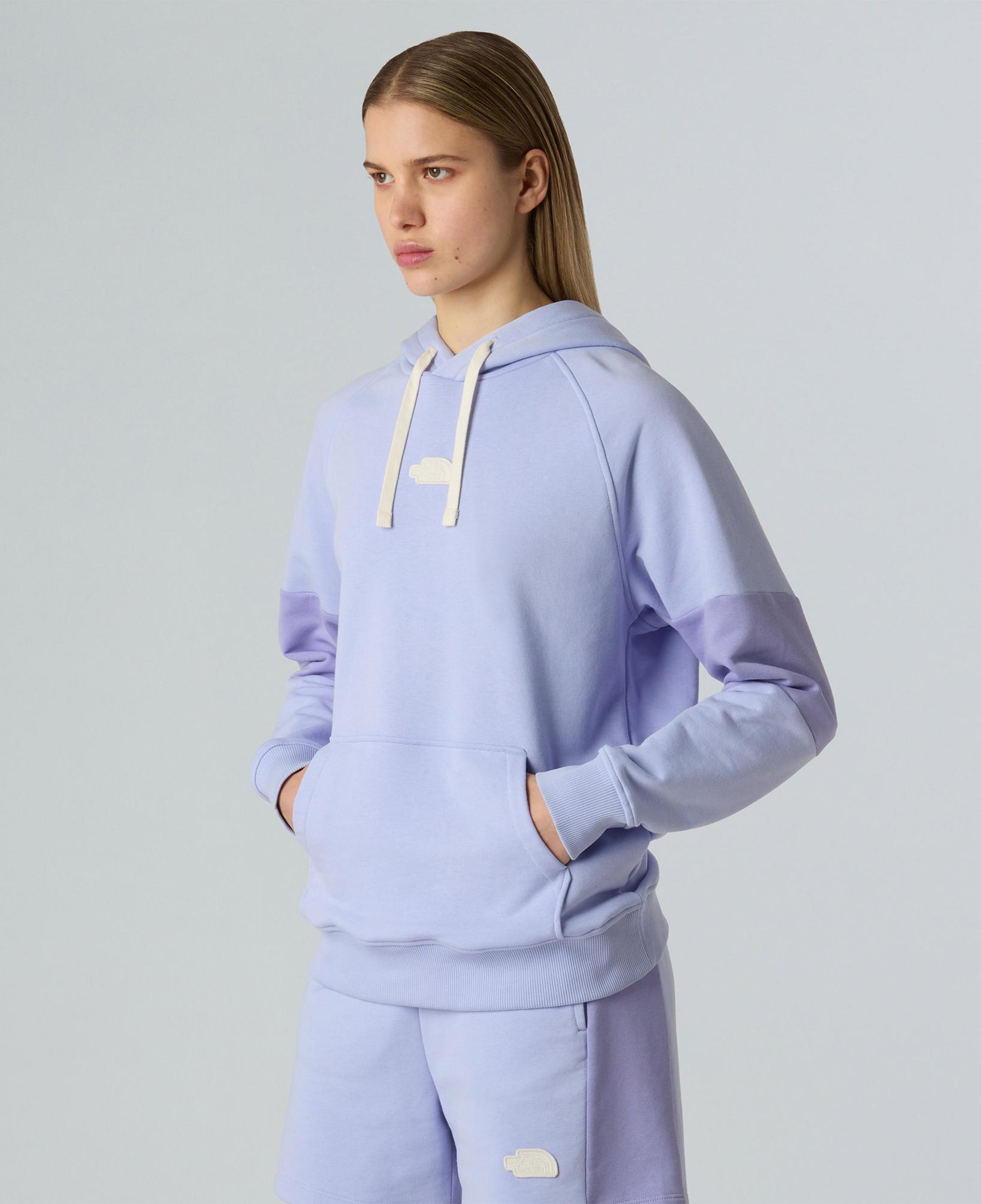 The North Face Terry Relaxed Kadın Mavi Outdoor Sweatshirt