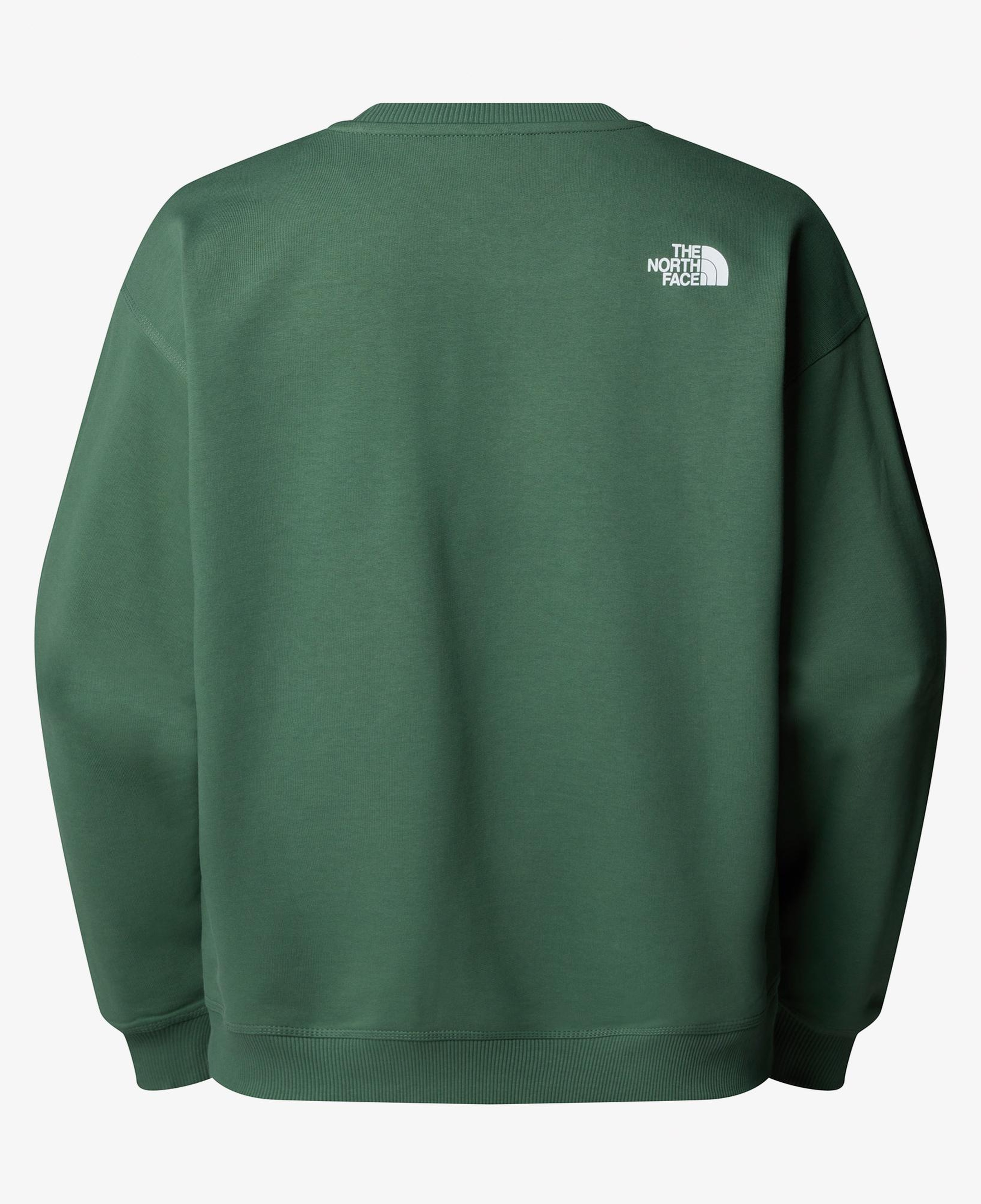 The North Face Oversized Crew Erkek Yeşil Mont