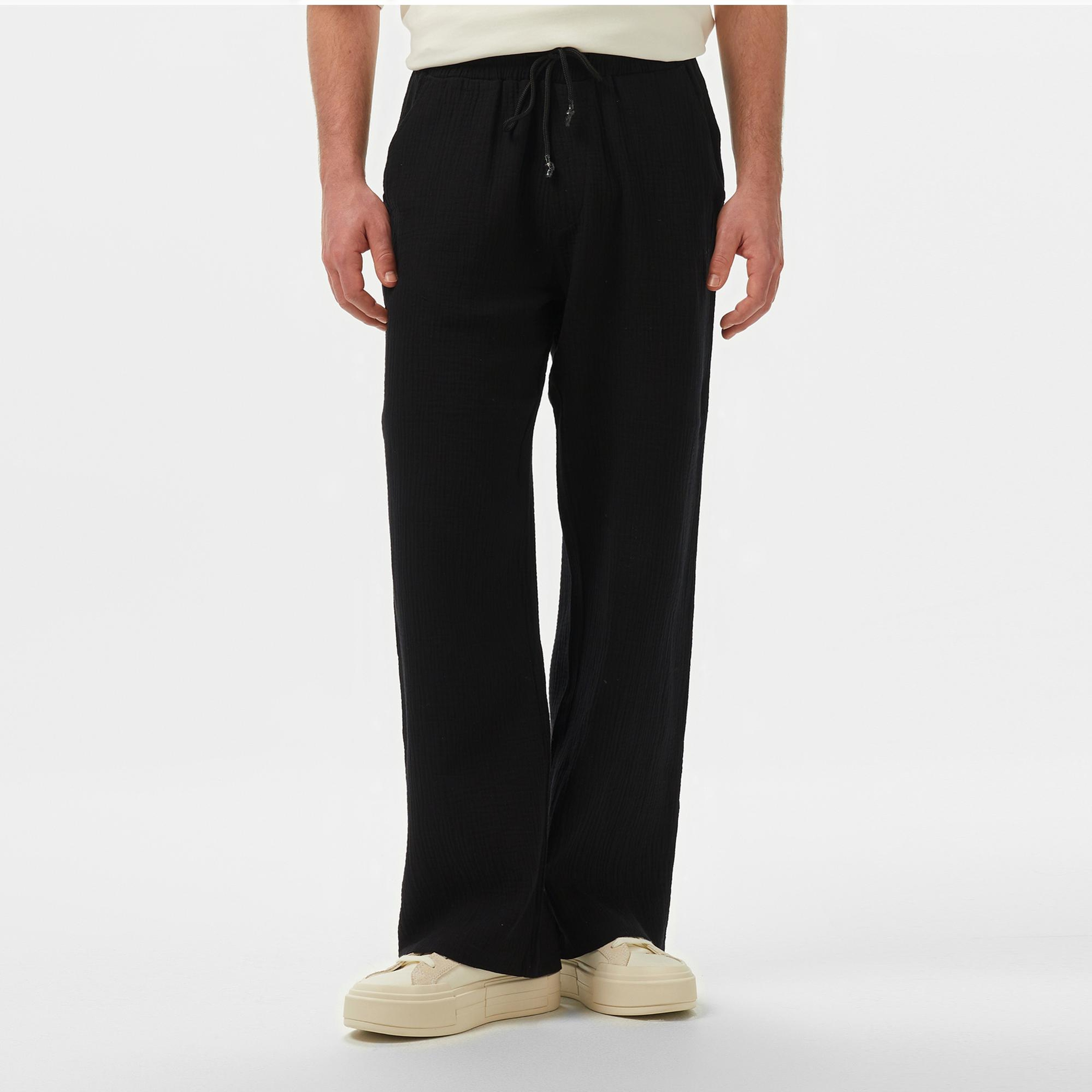 UNITED4 Comfort Erkek Siyah Pantolon