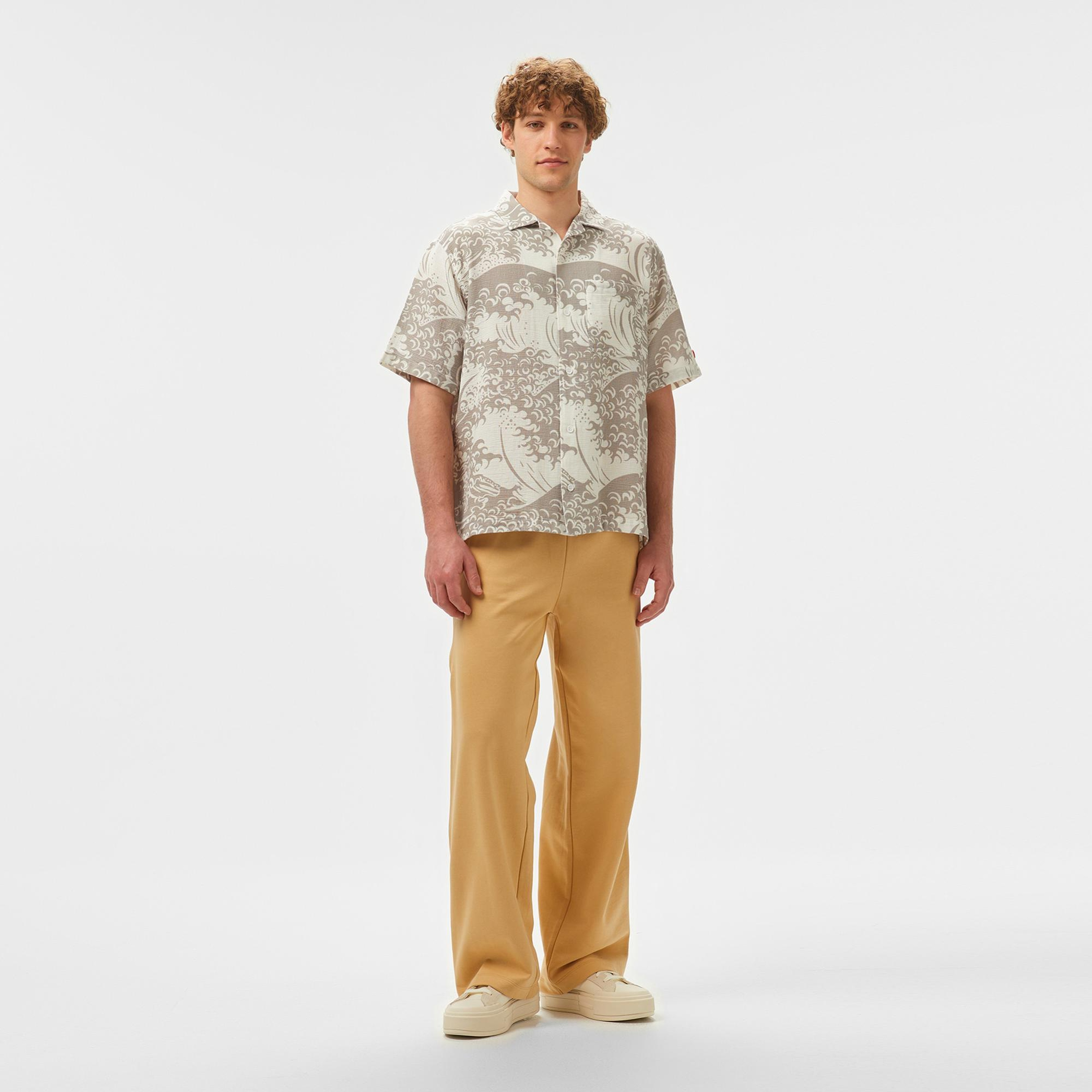 UNITED4 Comfort Erkek Gri Gömlek