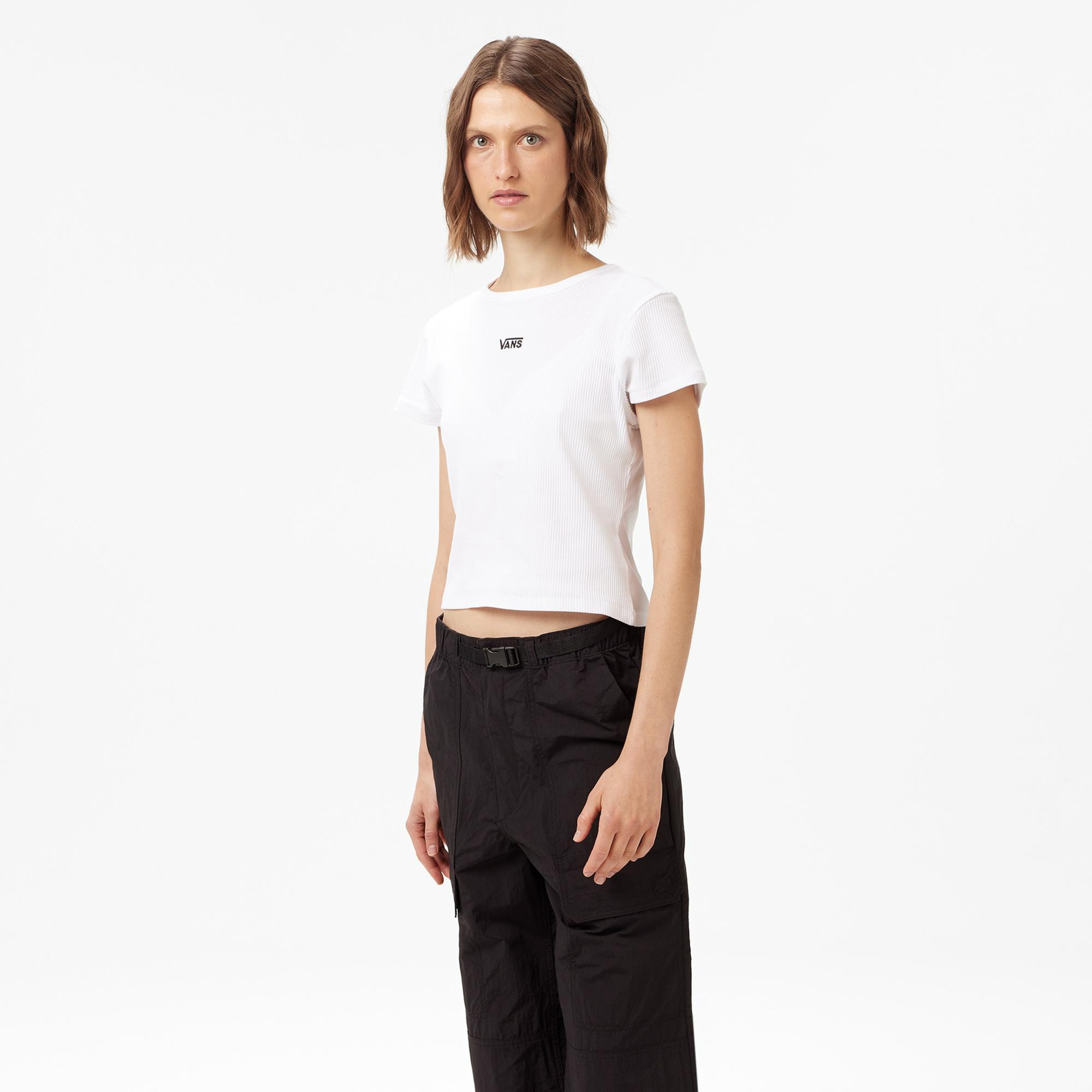 Vans Cameron Kadın Beyaz T-Shirt