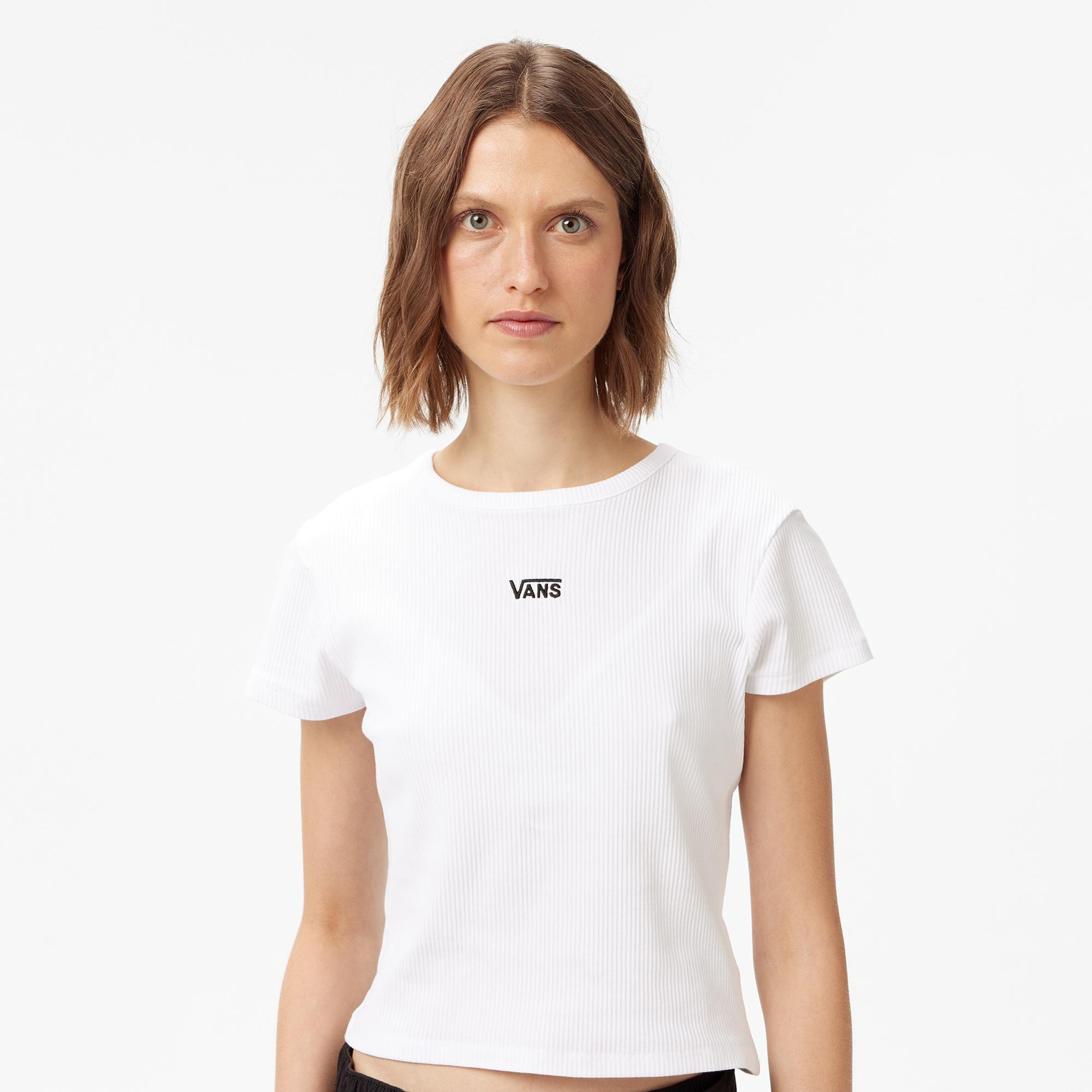 Vans Cameron Kadın Beyaz T-Shirt