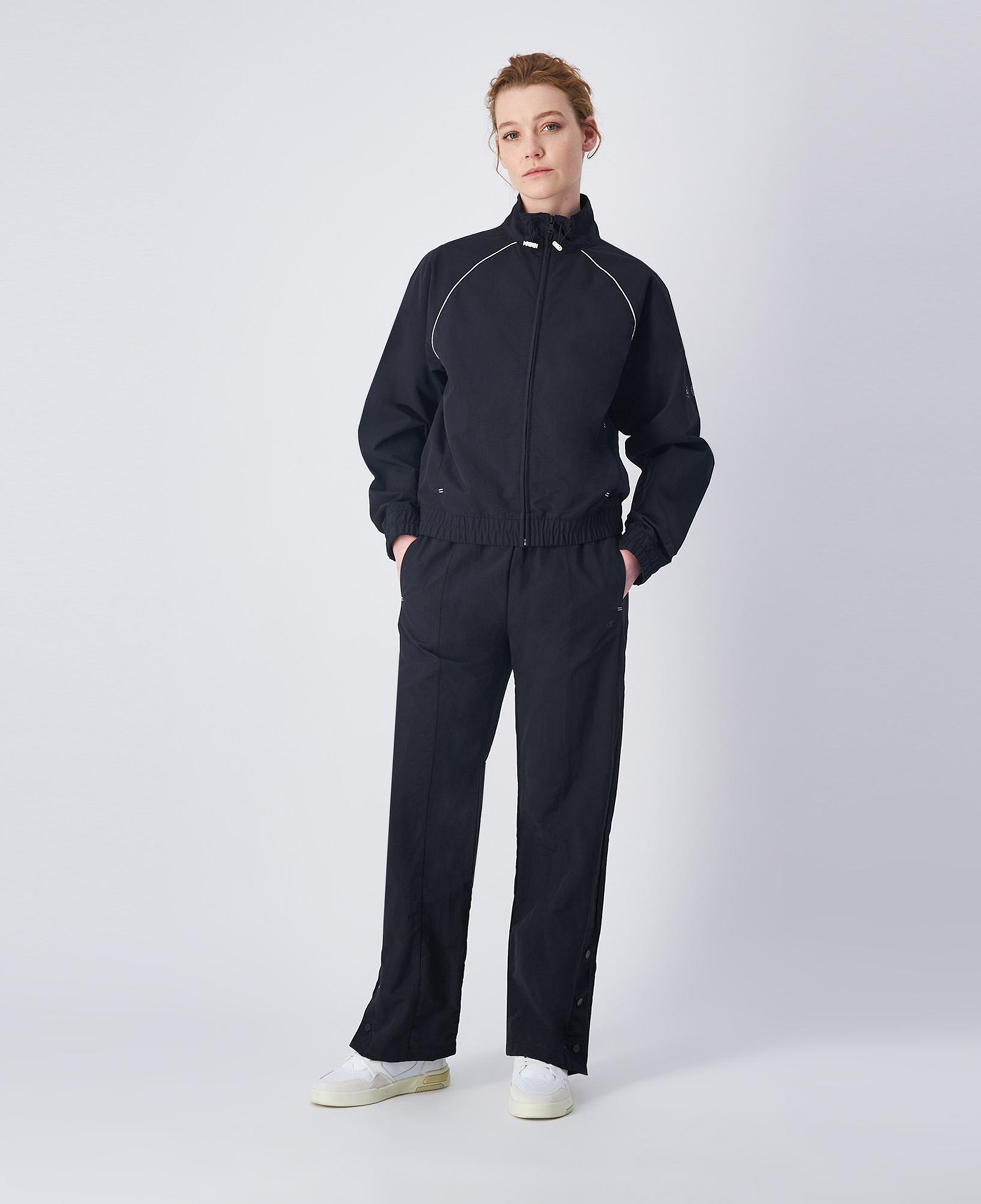 Champion Full Zip Kadın Siyah Sweatshirt