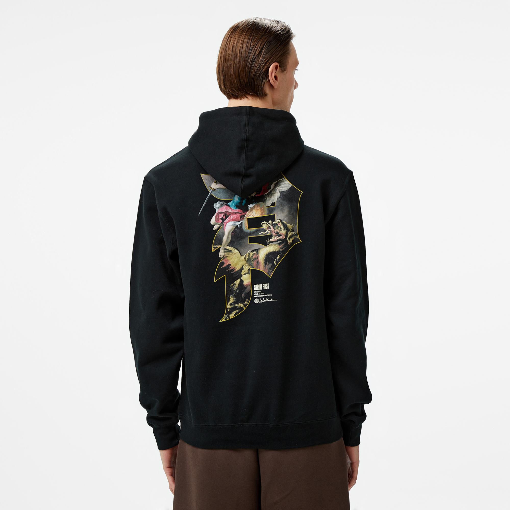Primitive Courage Erkek Siyah Hoodie