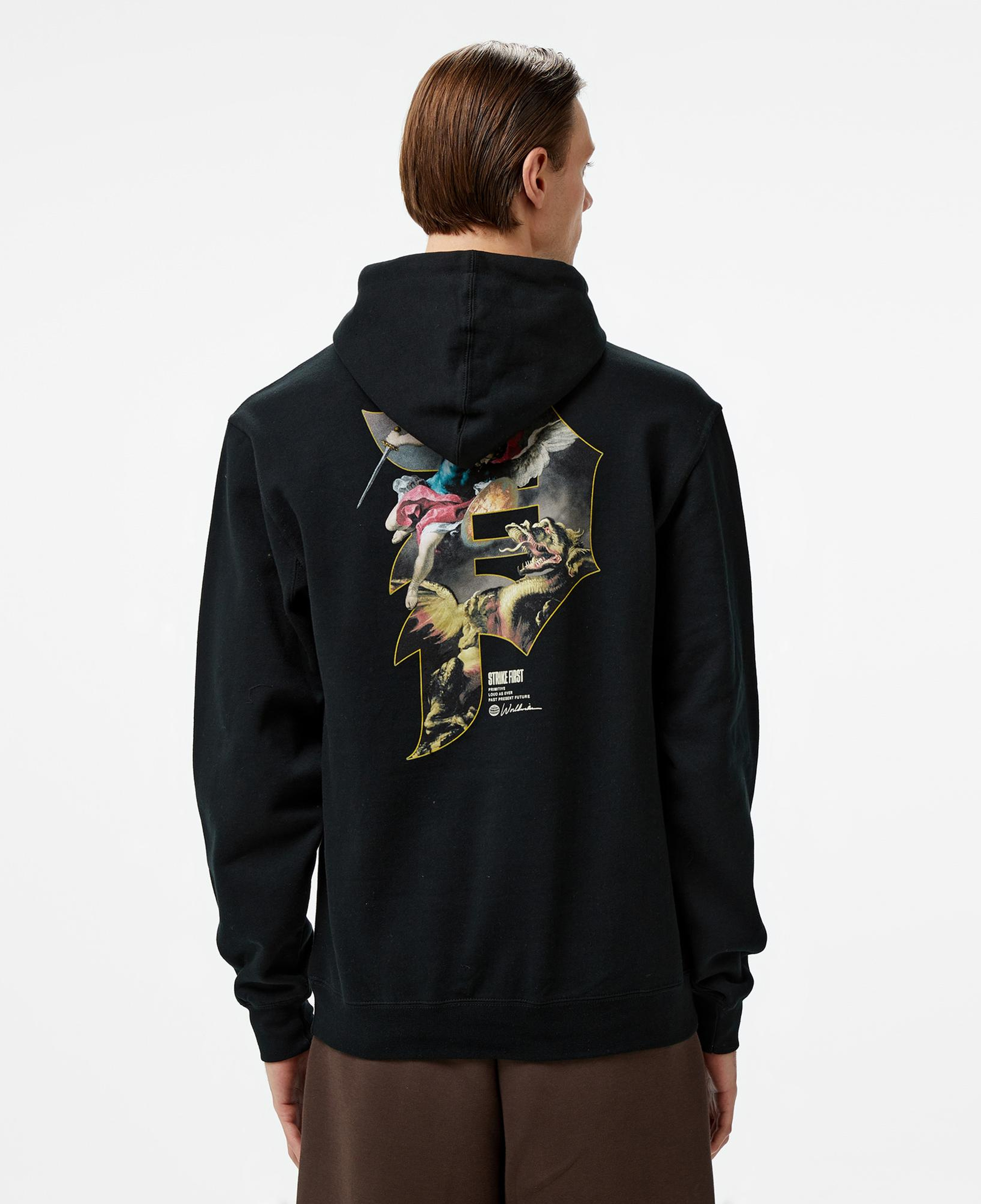 Primitive Courage Erkek Siyah Hoodie