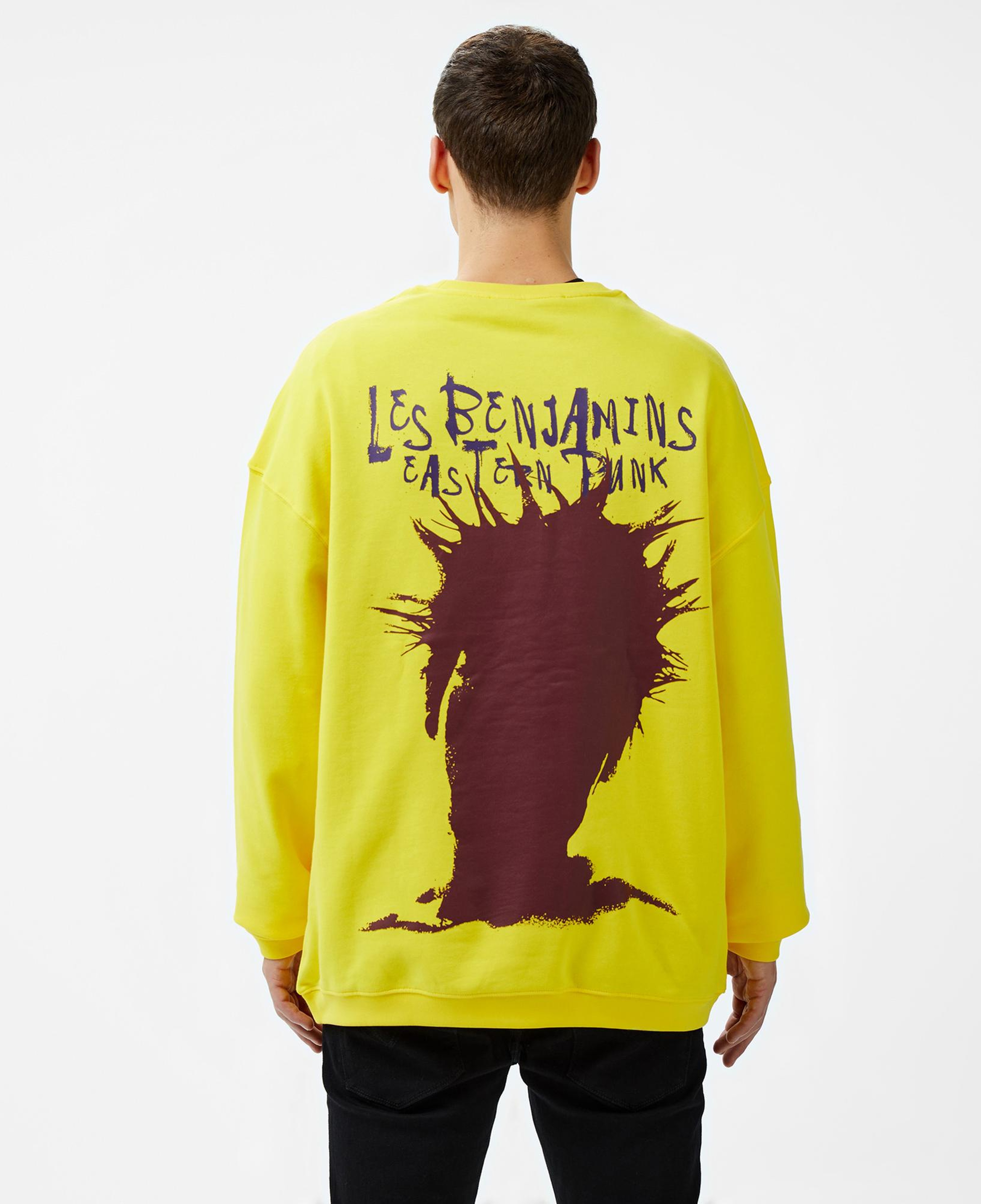 Les Benjamins 706 Unisex Sarı Sweatshirt