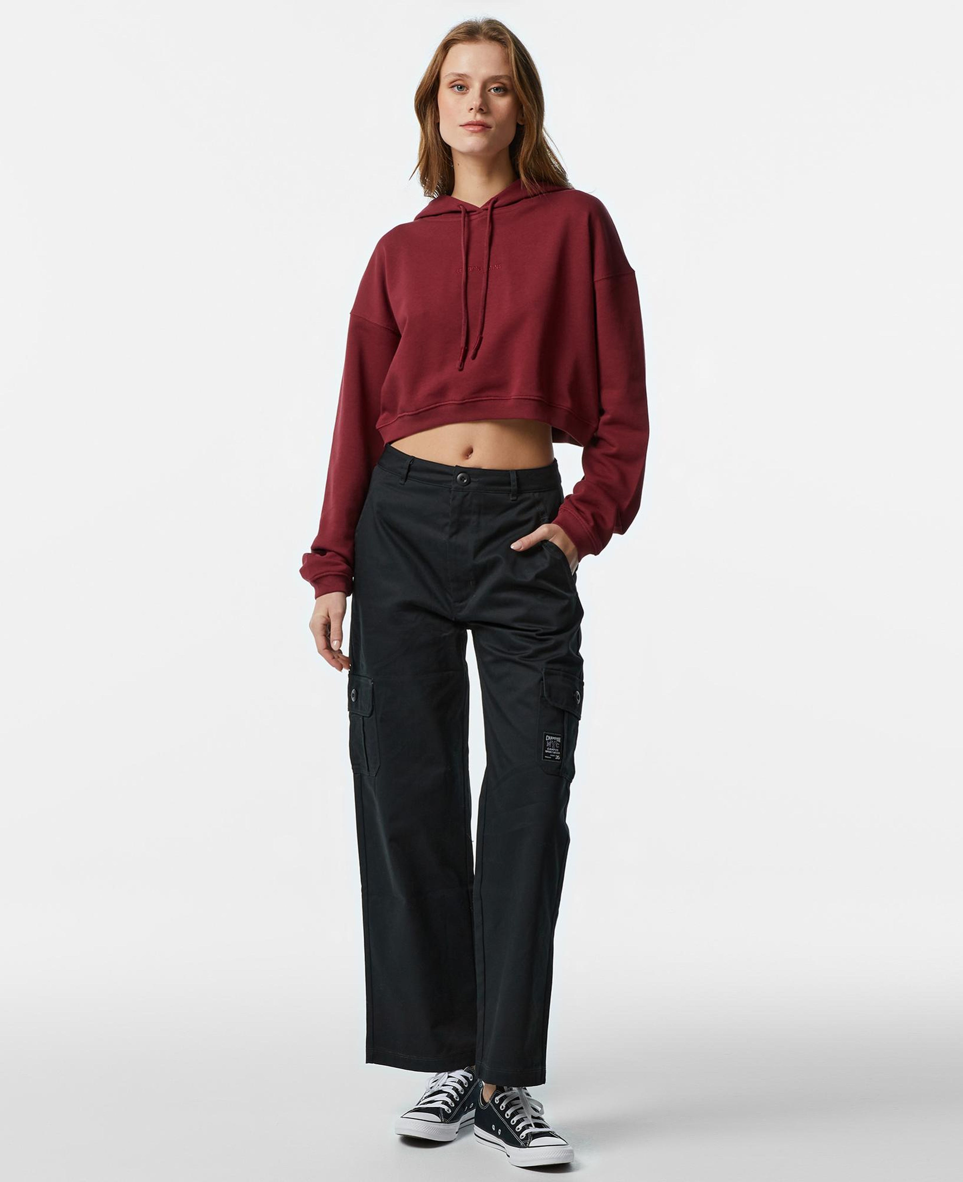 Les Benjamins 301 Unisex Bordo Hoodie