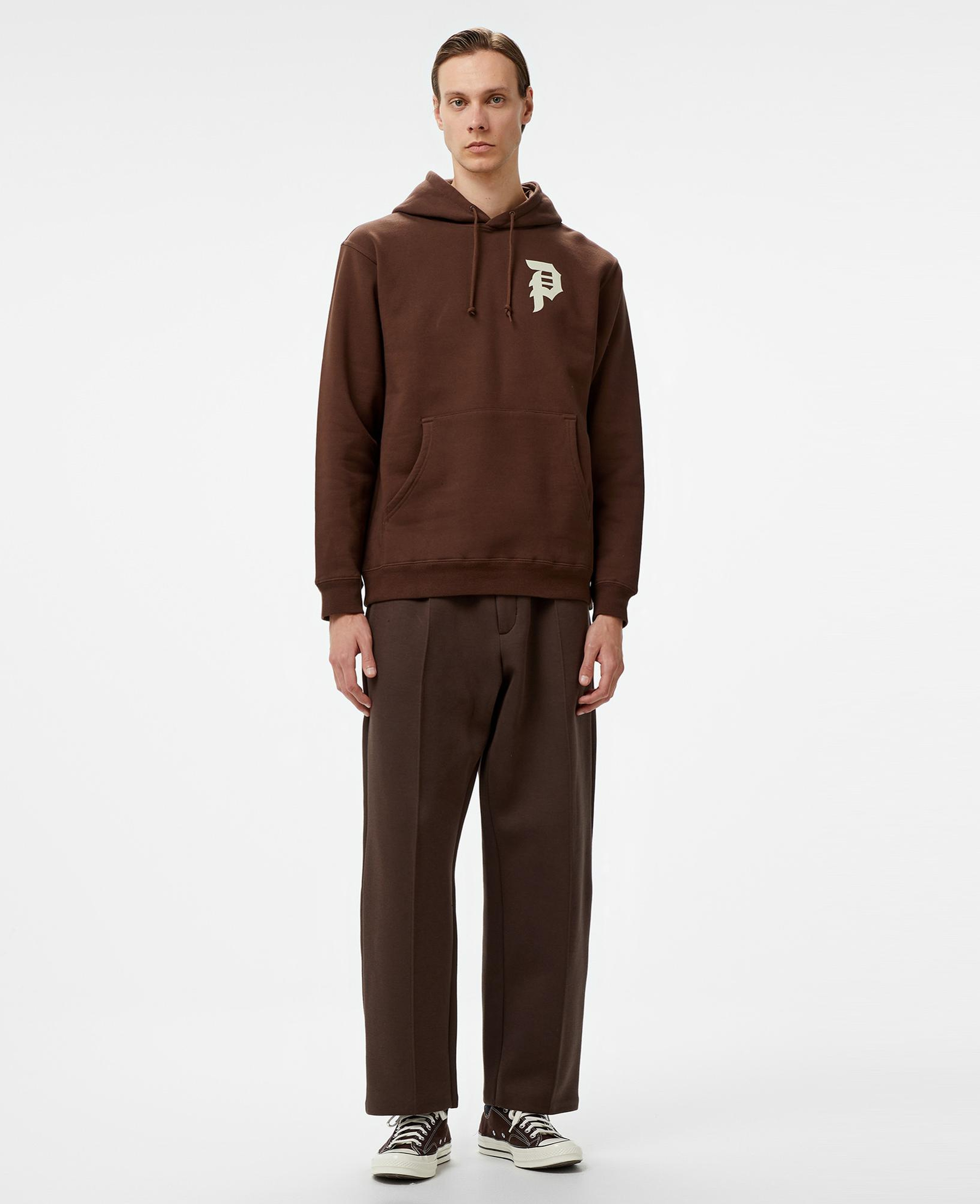 Primitive Courage Hood Erkek Kahverengi Hoodie