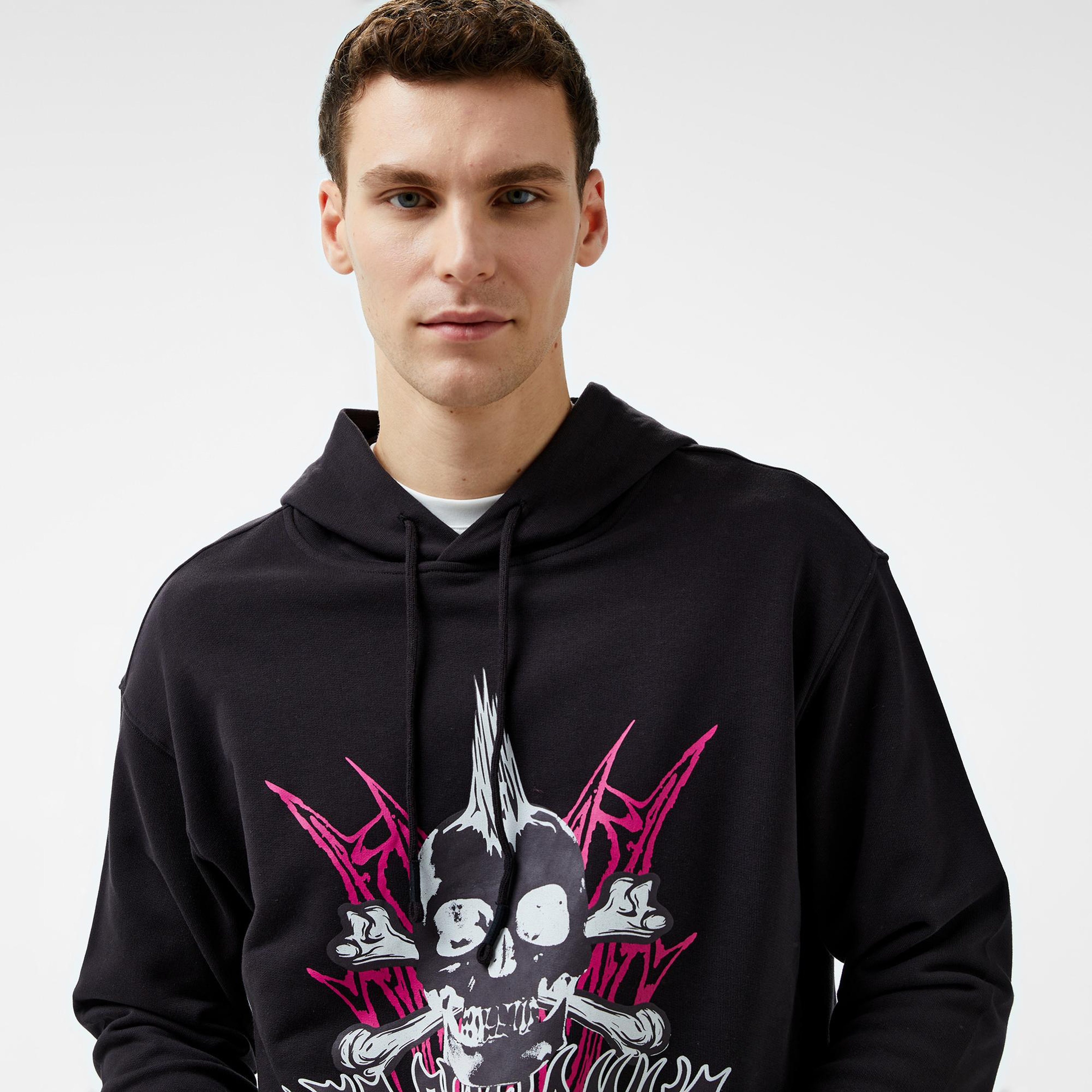 Les Benjamins 706 Unisex Siyah Hoodie