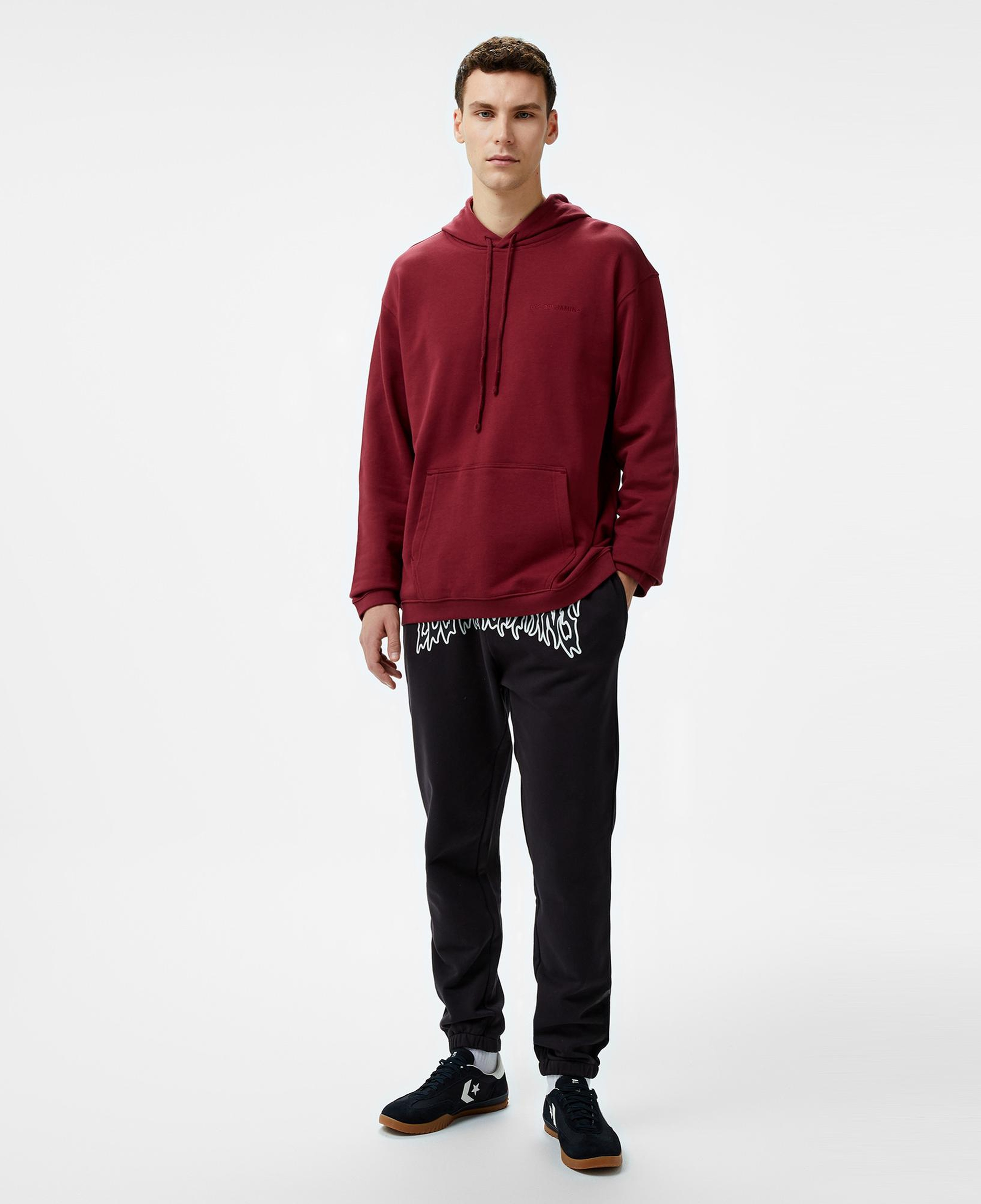 Les Benjamins 706 Unisex Siyah Eşofman Altı