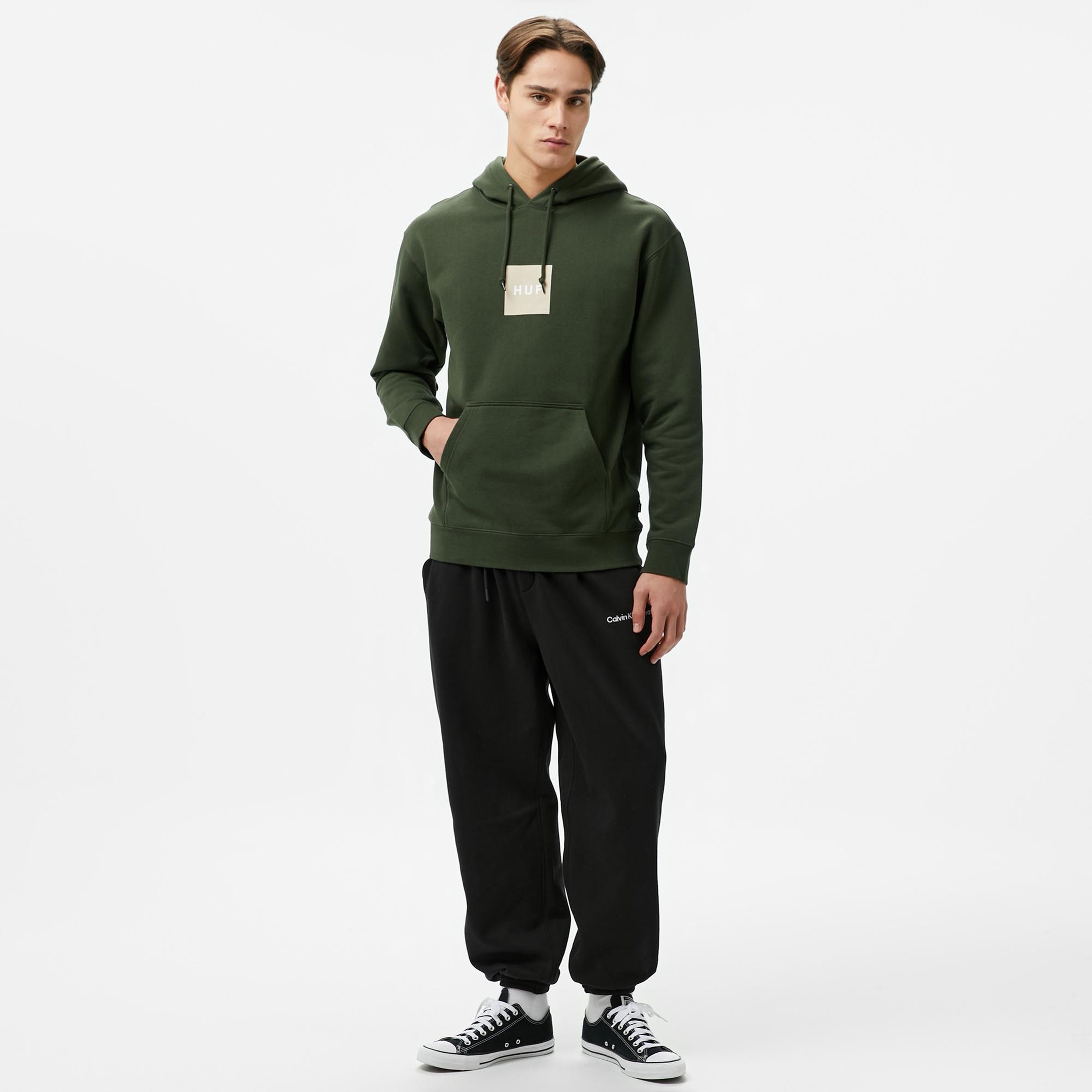 Huf Set Box P/O Erkek Yeşil Hoodie