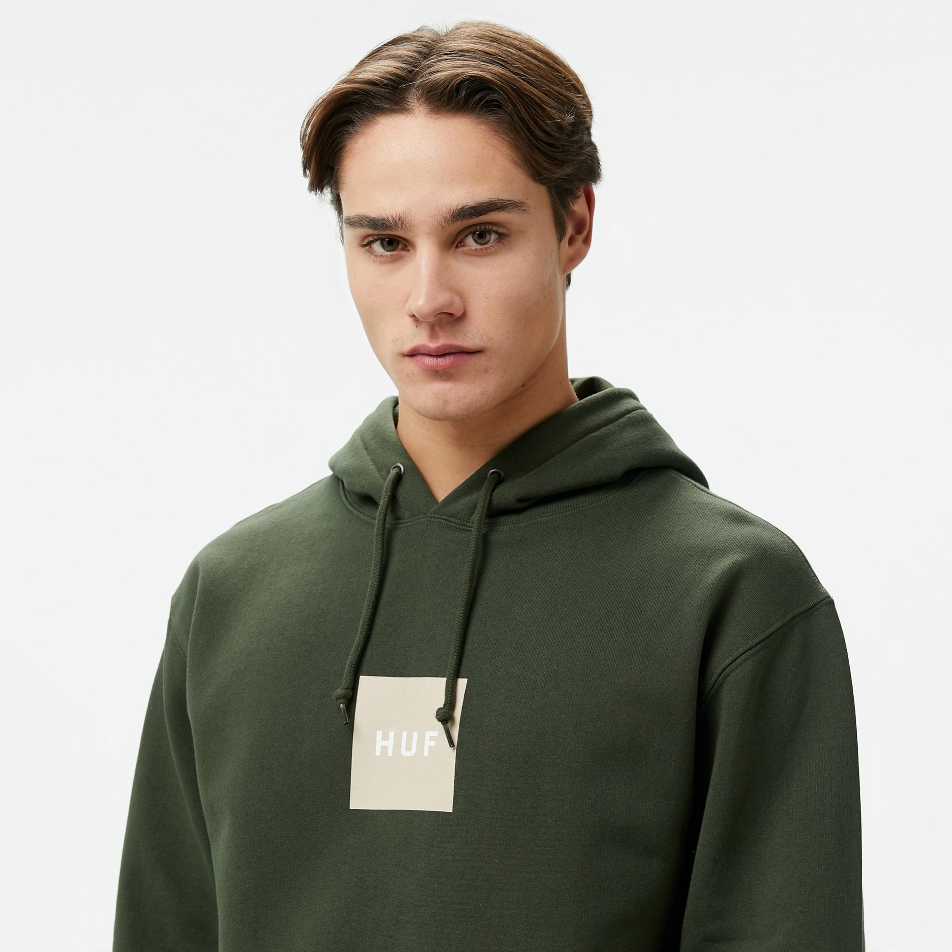 Huf Set Box P/O Erkek Yeşil Hoodie