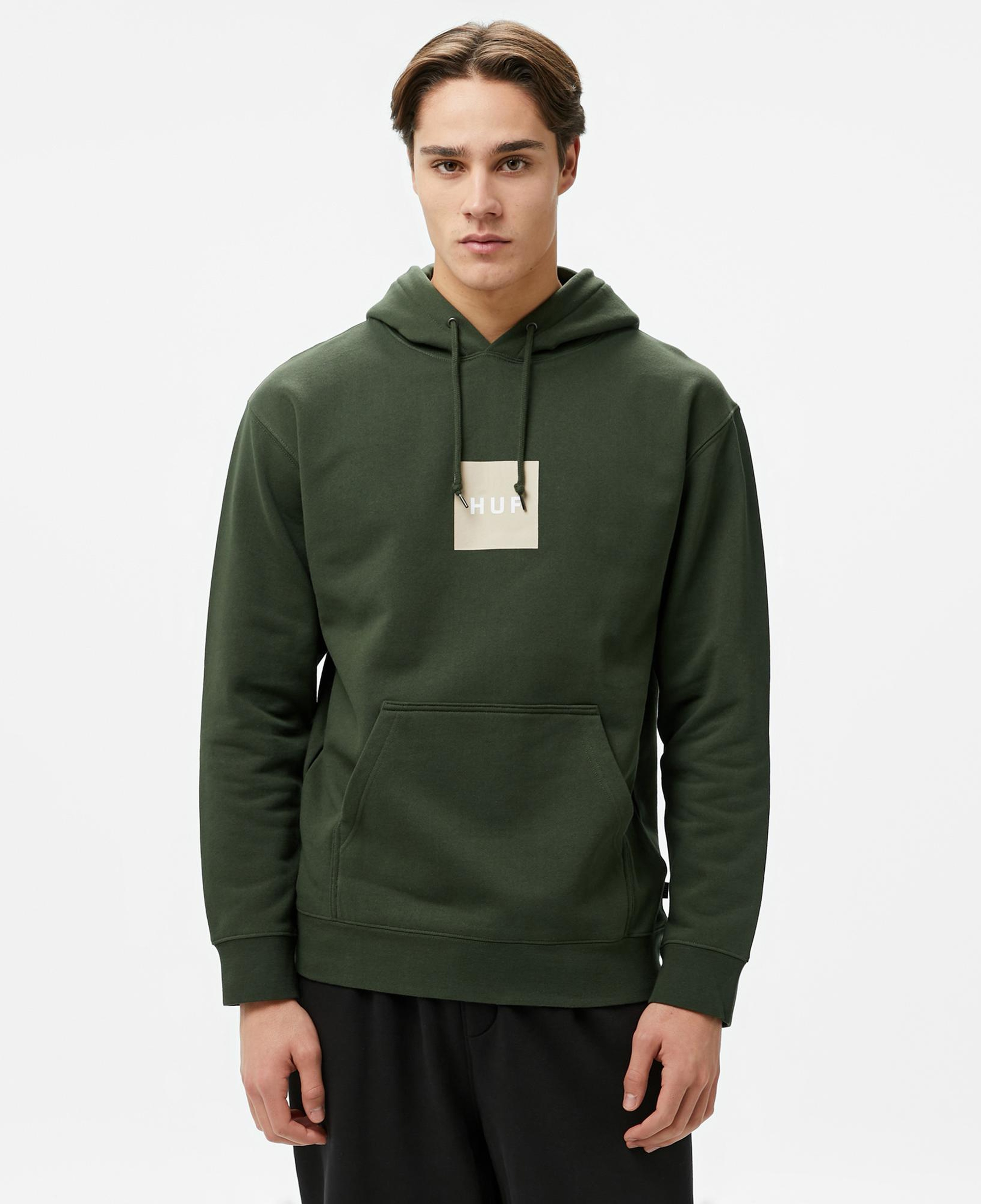 Huf Set Box P/O Erkek Yeşil Hoodie