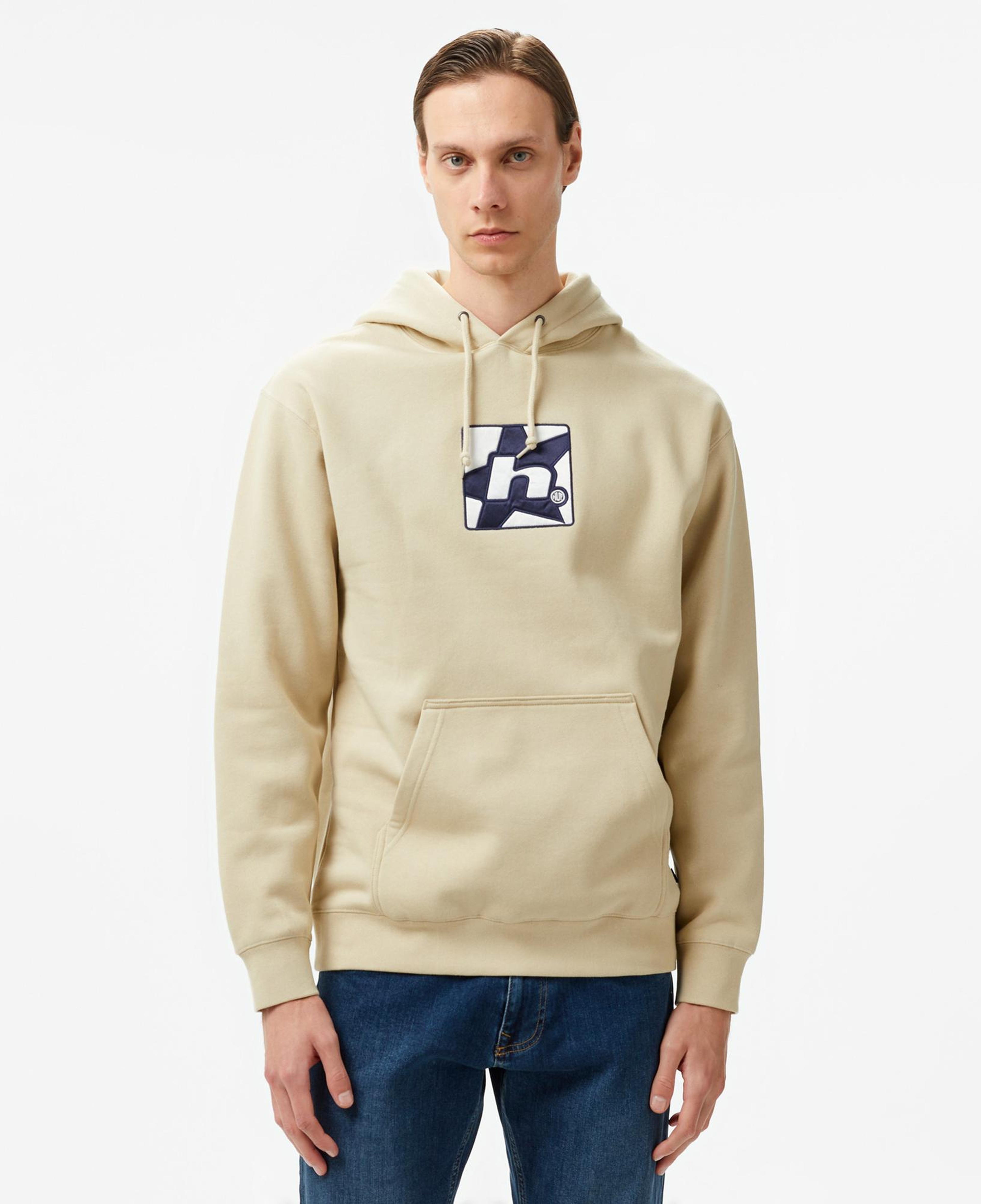 Huf Star P/O Erkek Gri Hoodie