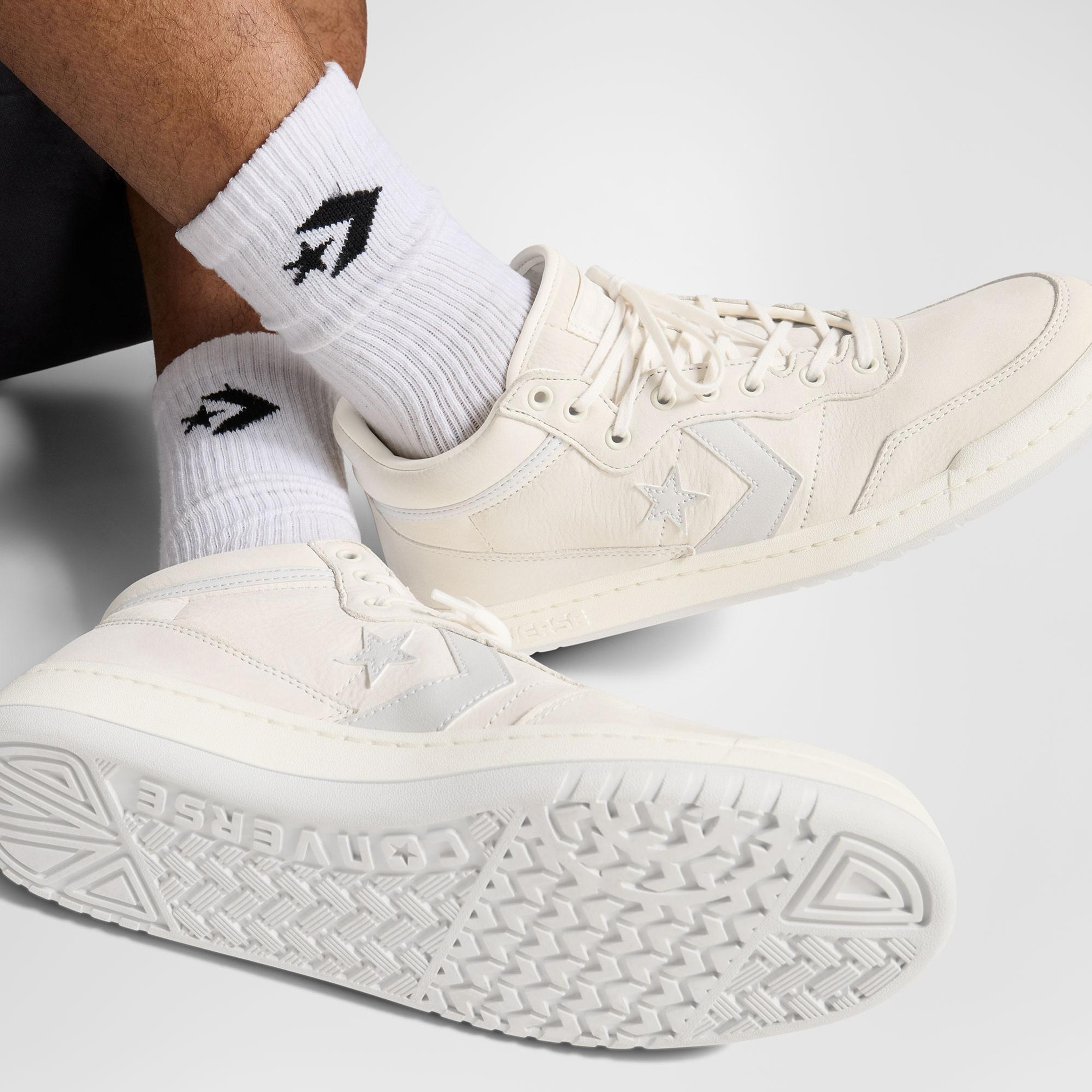 Converse Fastbreak Pro Unisex Krem Deri Sneaker