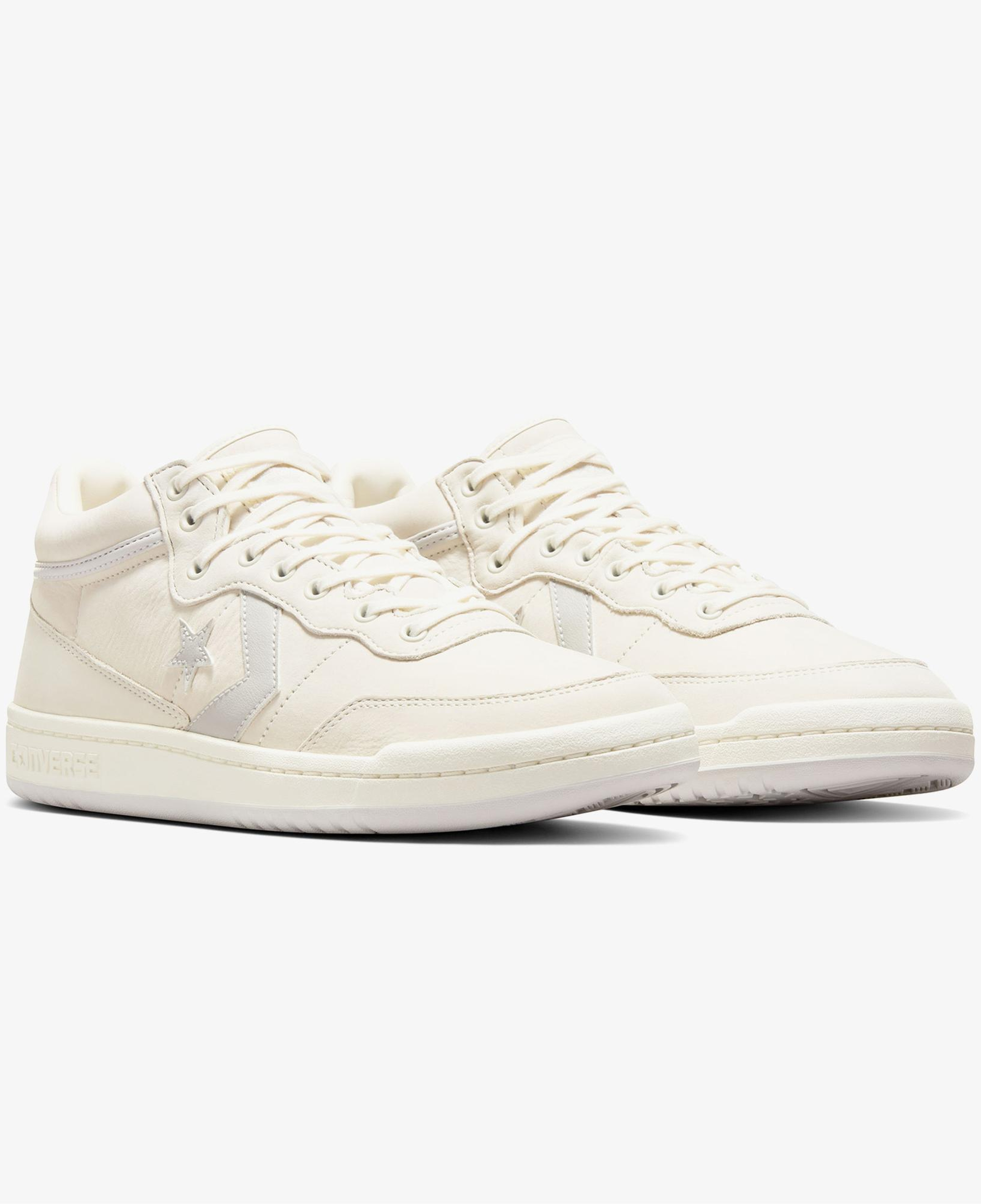 Converse Fastbreak Pro Unisex Krem Deri Sneaker