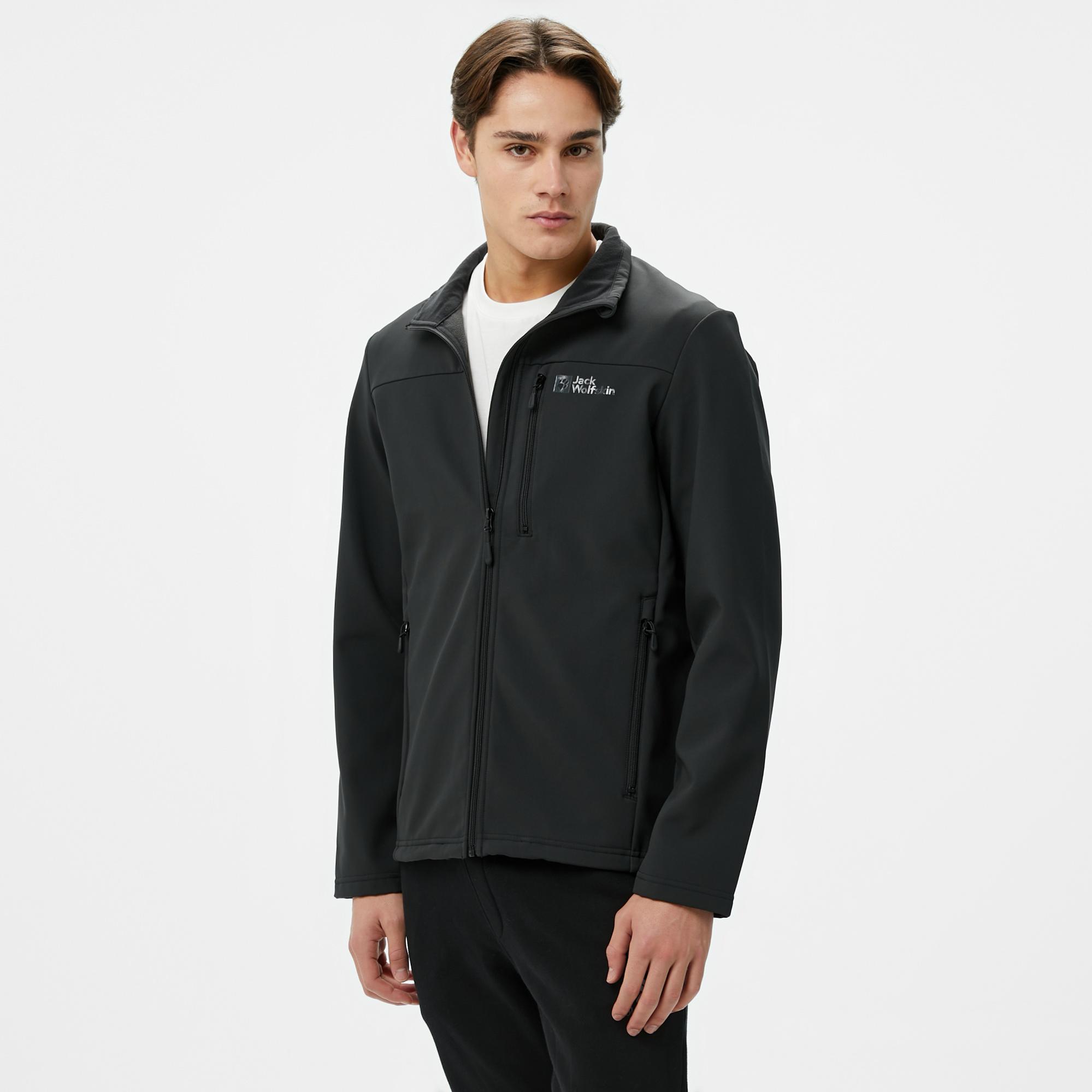 Jack Wolfskin Texashield Core Erkek Siyah Ceket