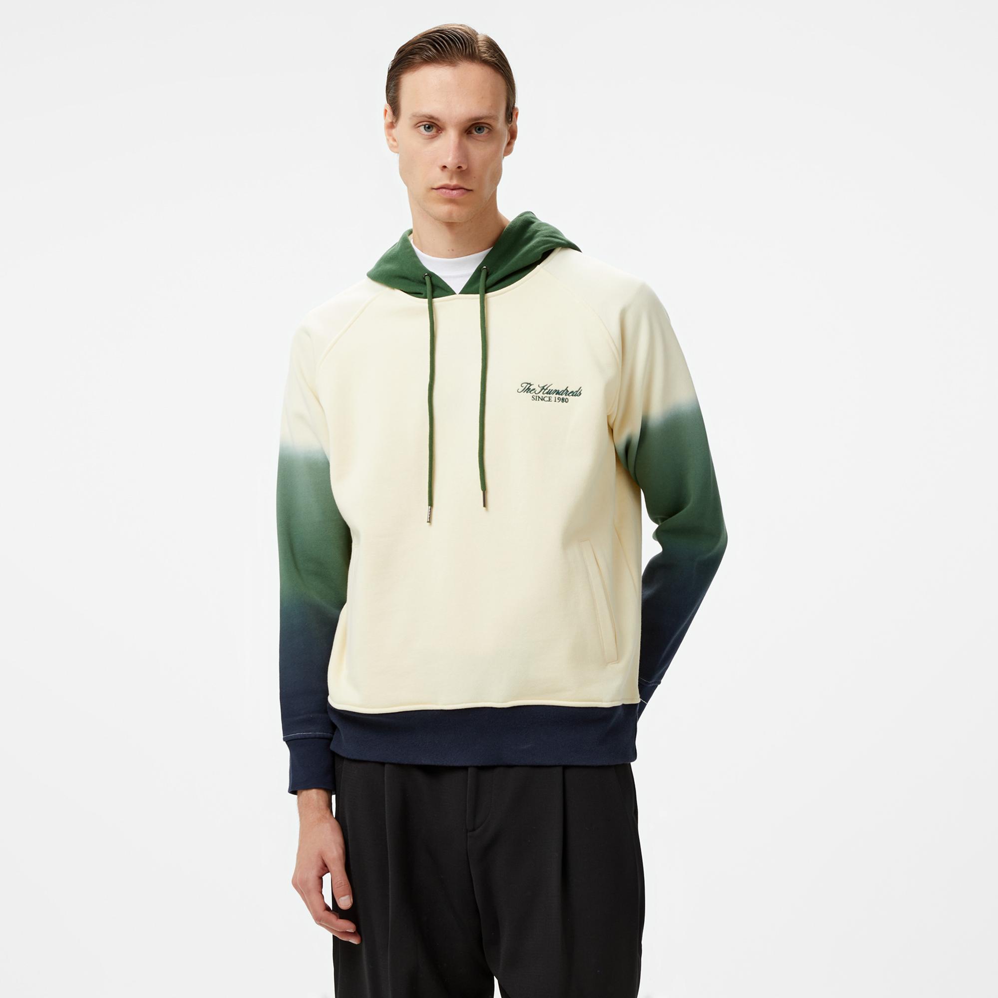 The Hundreds Gradient Pullover Erkek Beyaz Sweatshirt