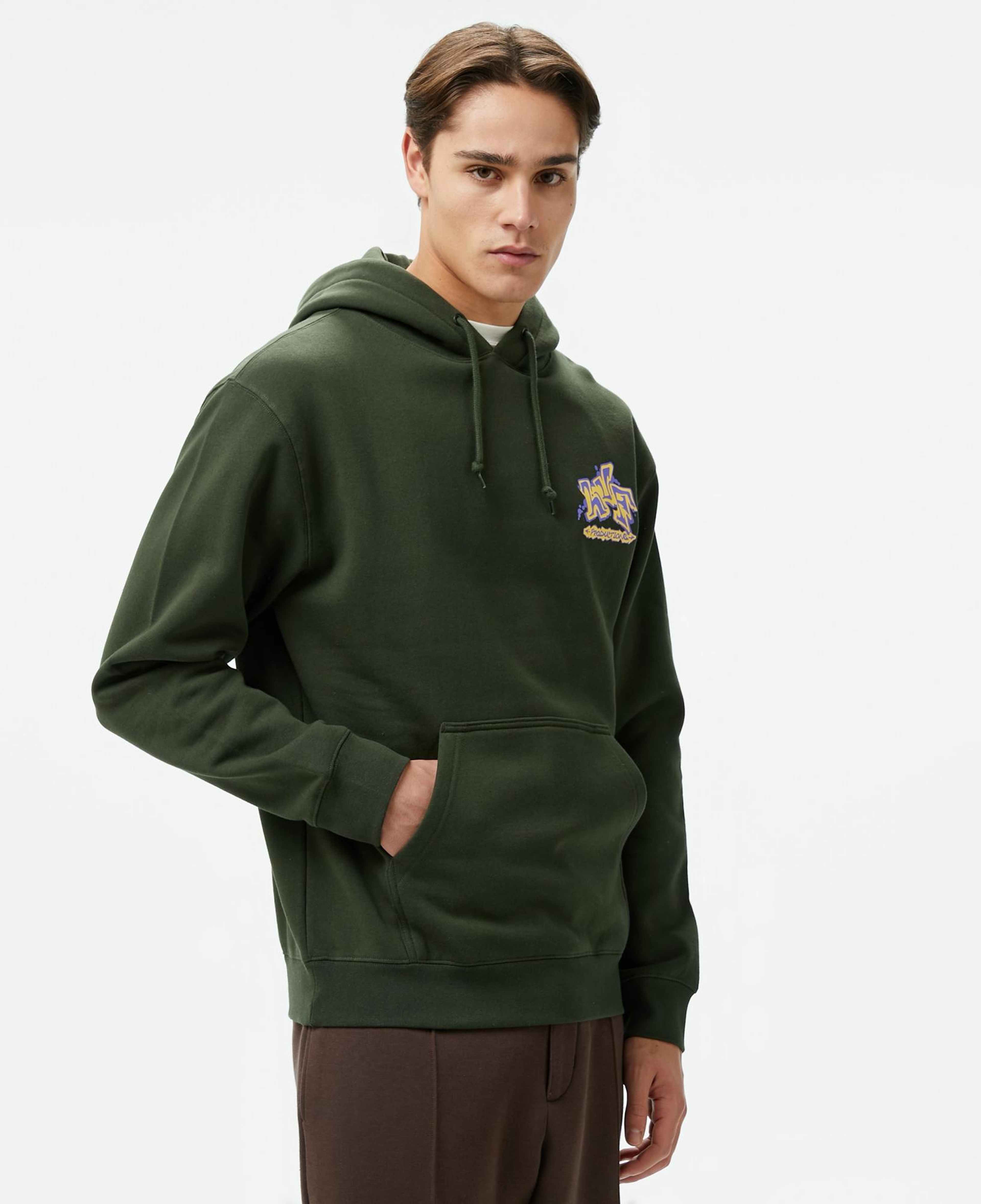 Huf Productions P/O Erkek Yeşil Hoodie