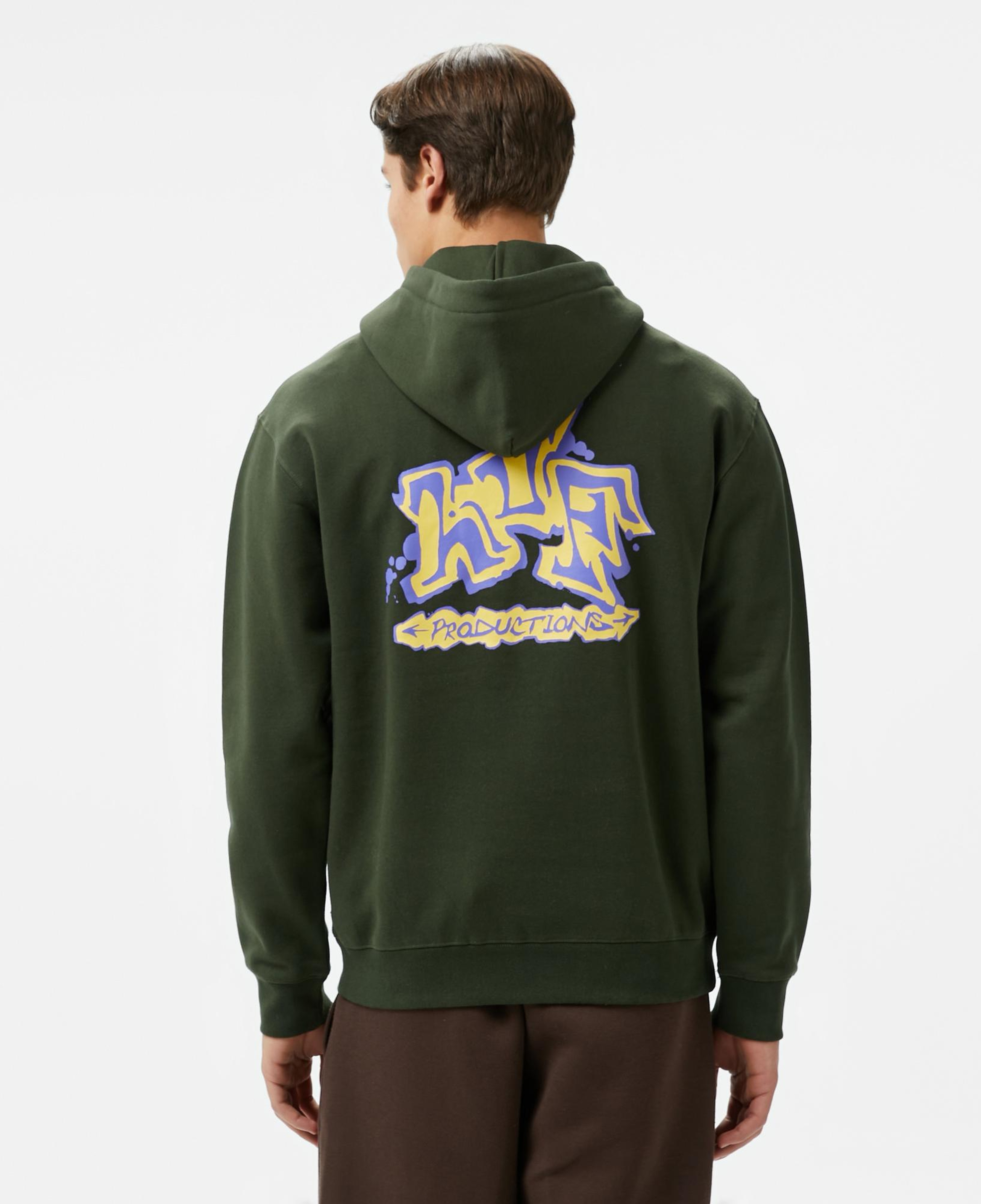 Huf Productions P/O Erkek Yeşil Hoodie