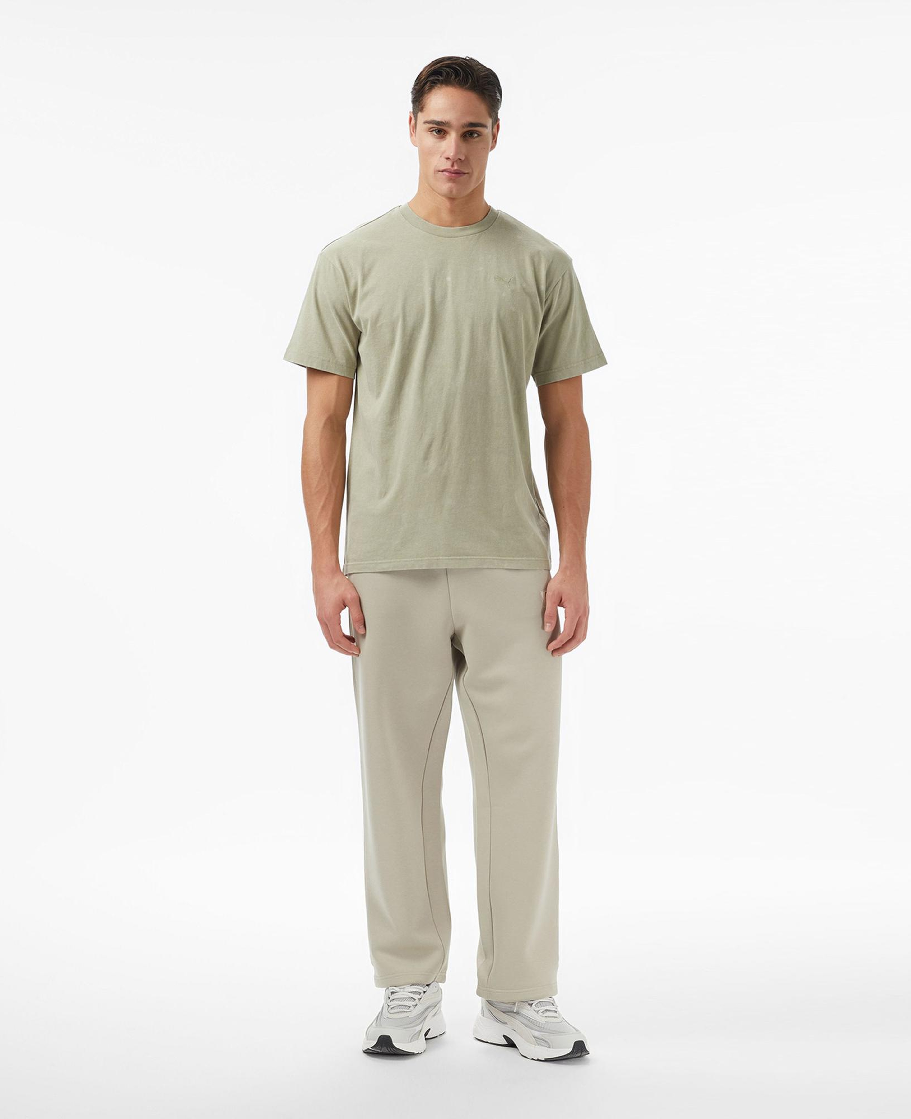 Puma Ess Elevated Wash Erkek Yeşil T-Shirt