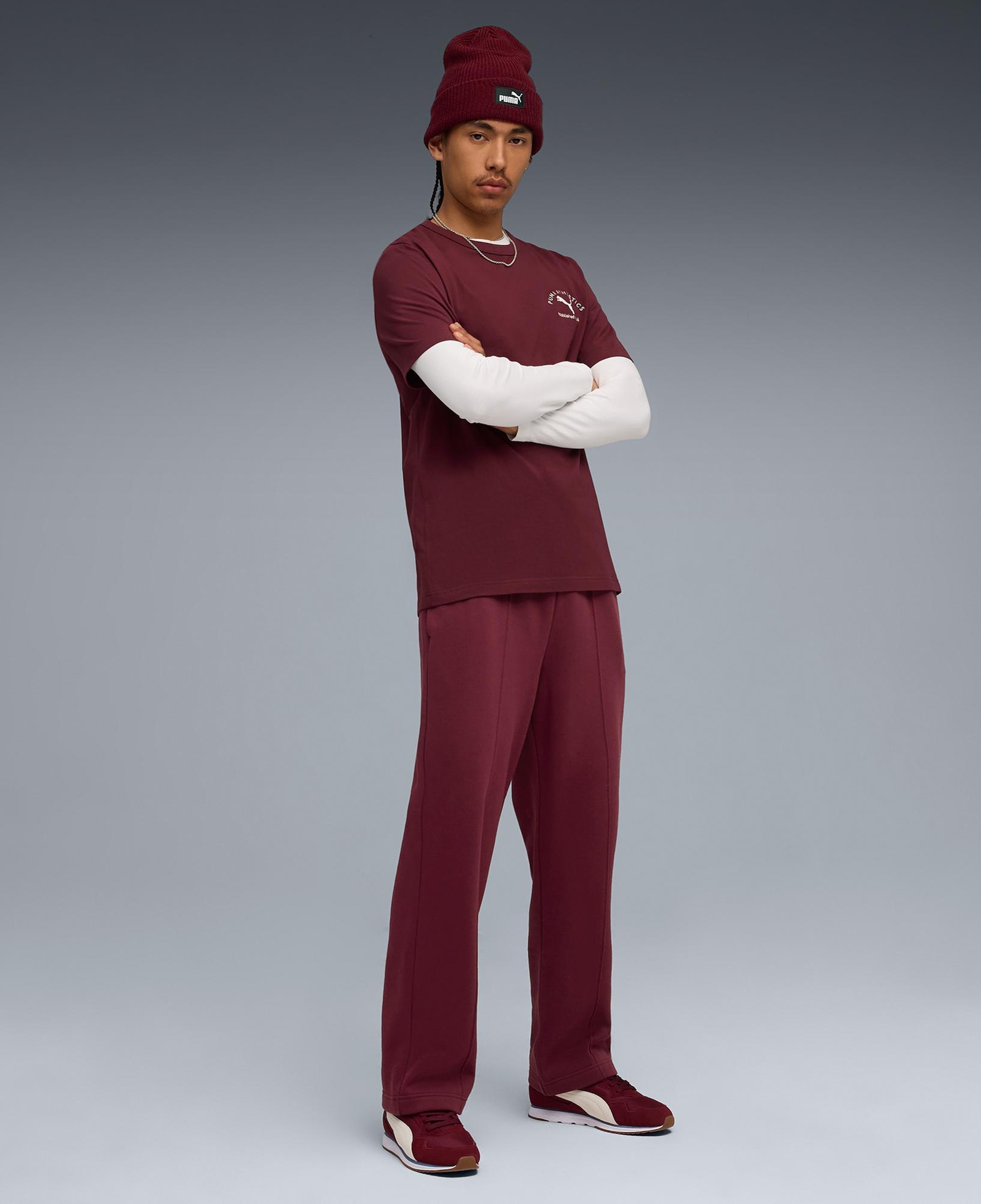 Puma Class Graphic Erkek Kırmızı T-Shirt