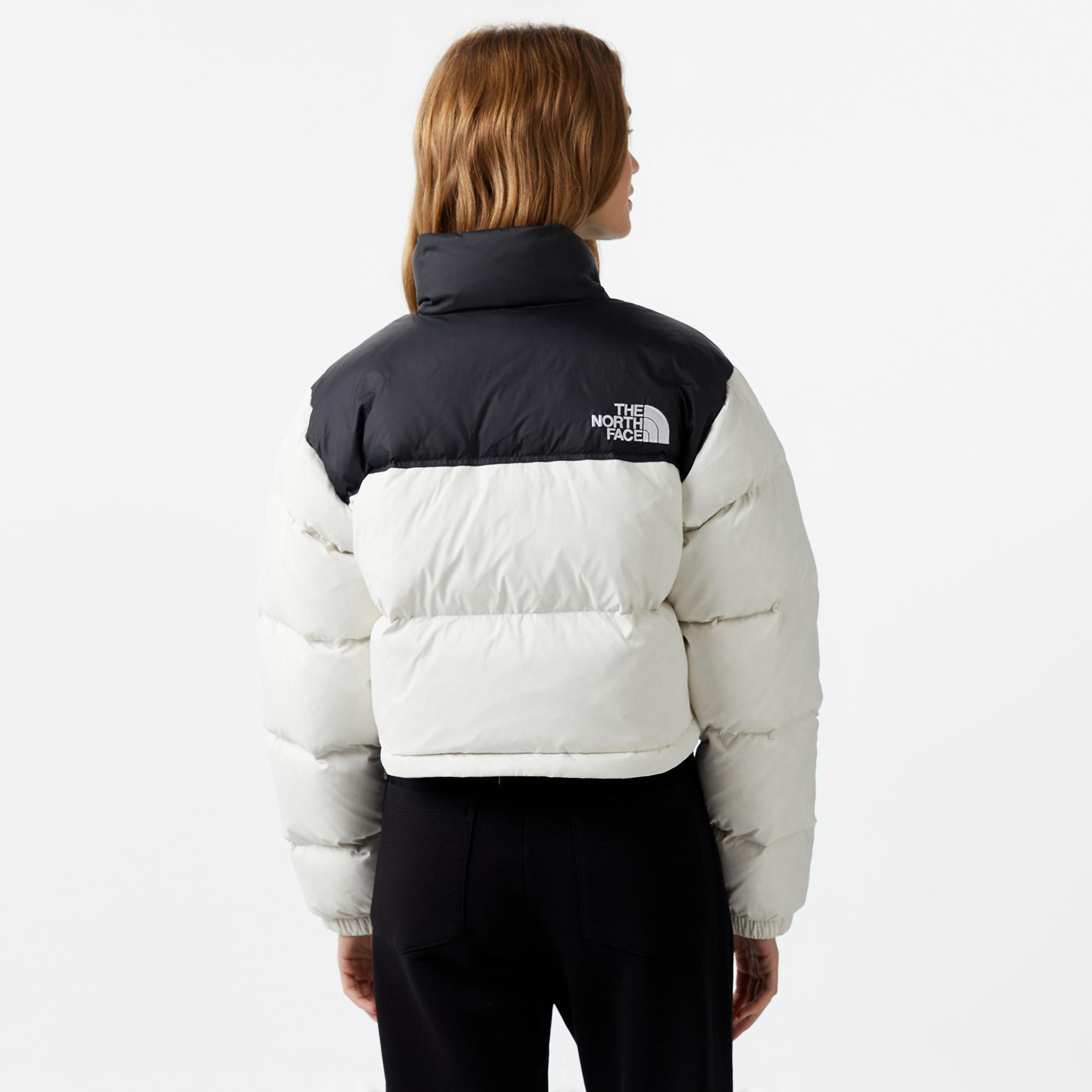 The North Face Nuptse Kadın Beyaz Ceket