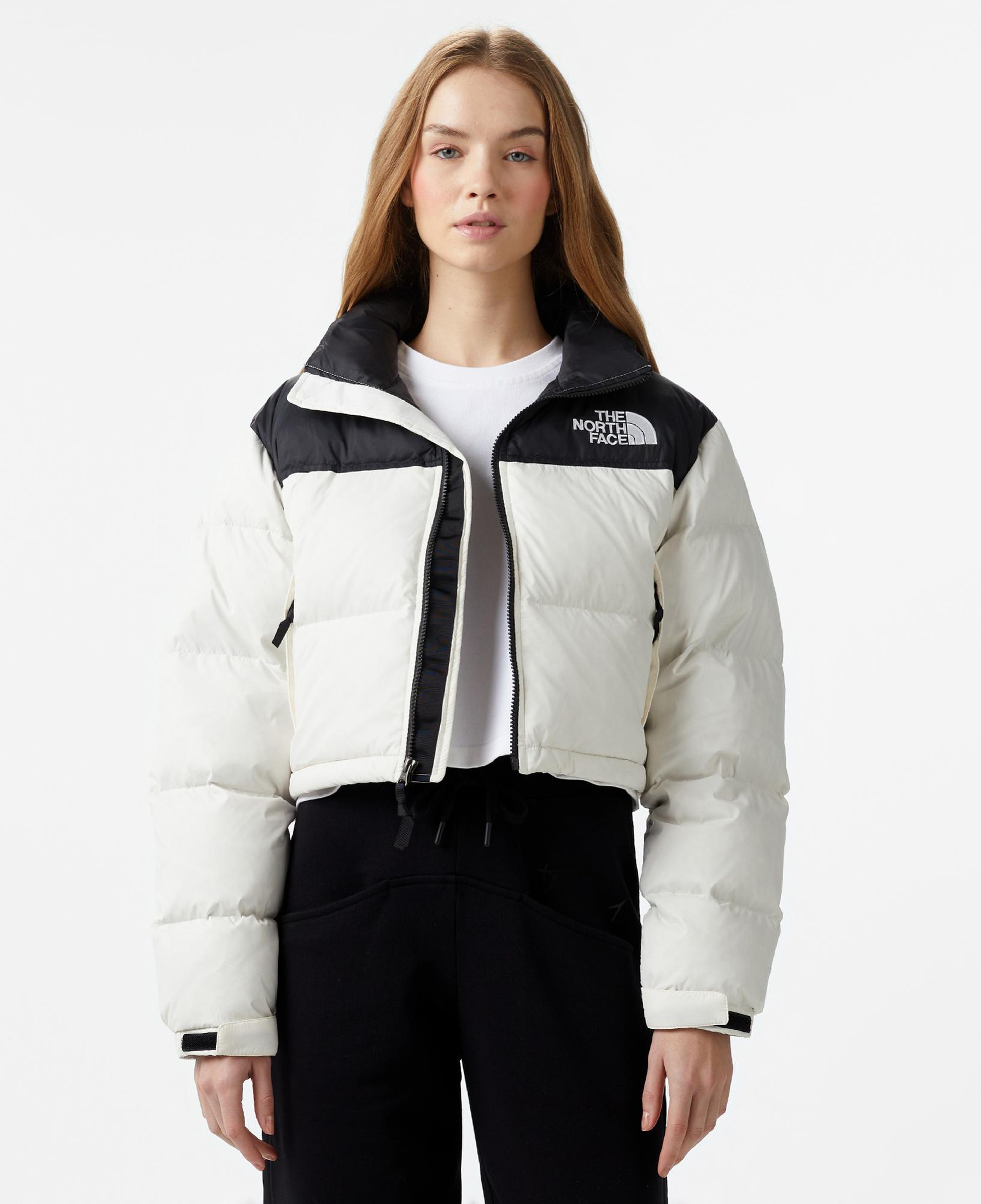 The North Face Nuptse Kadın Beyaz Ceket