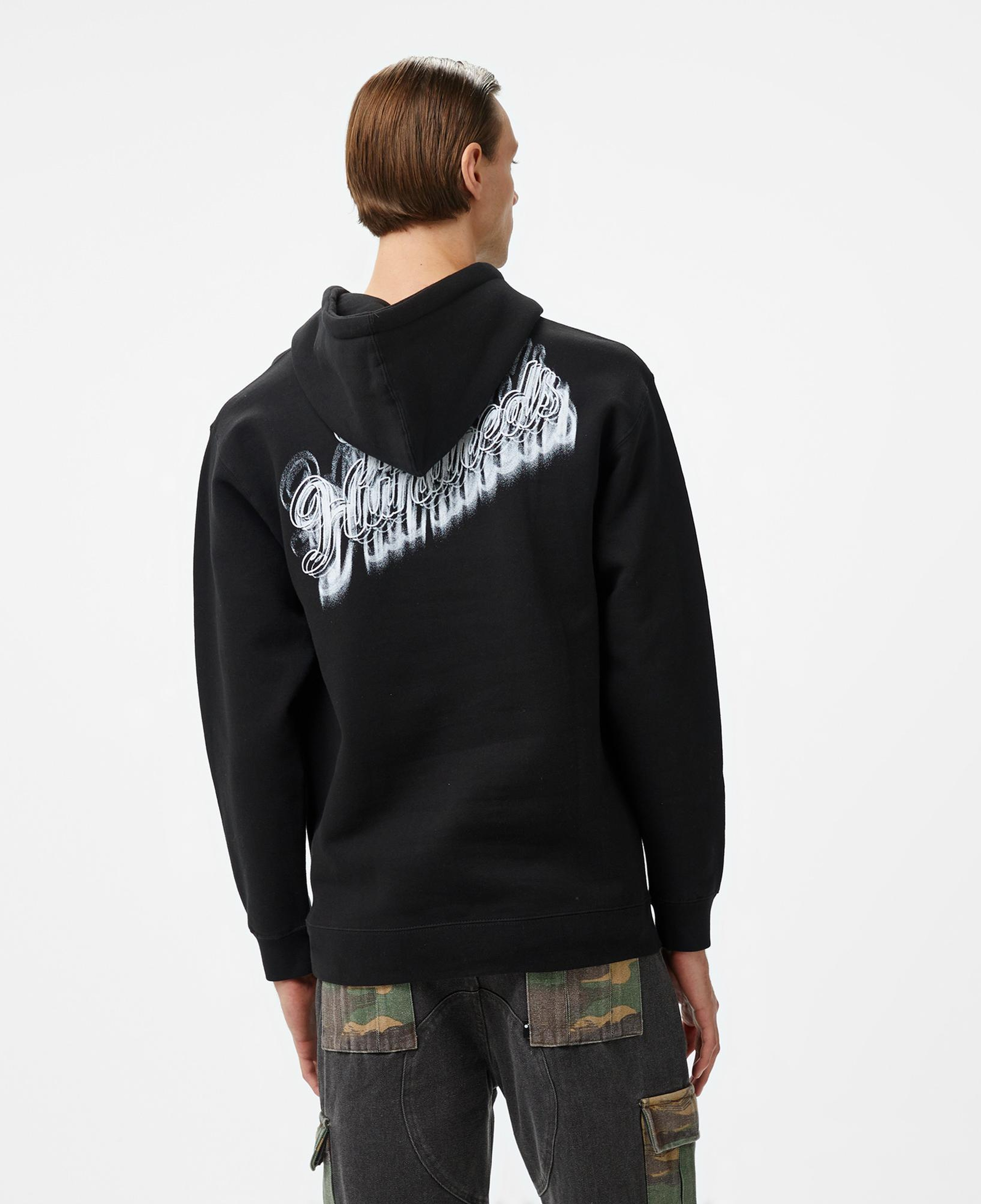The Hundreds Blurred Slant Pullover Erkek Siyah Sweatshirt