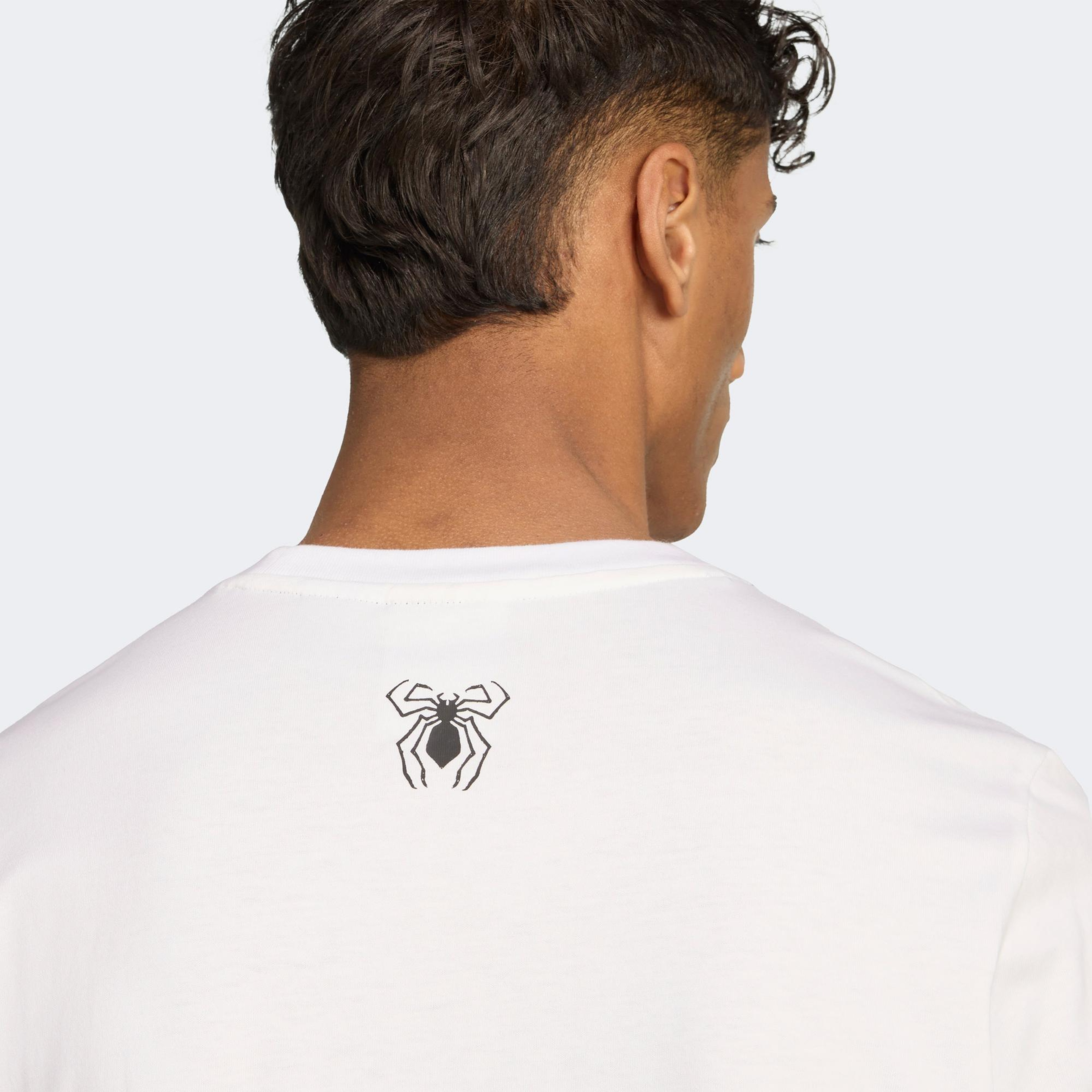 adidas M Spıderman T-S Erkek Beyaz T-Shirt