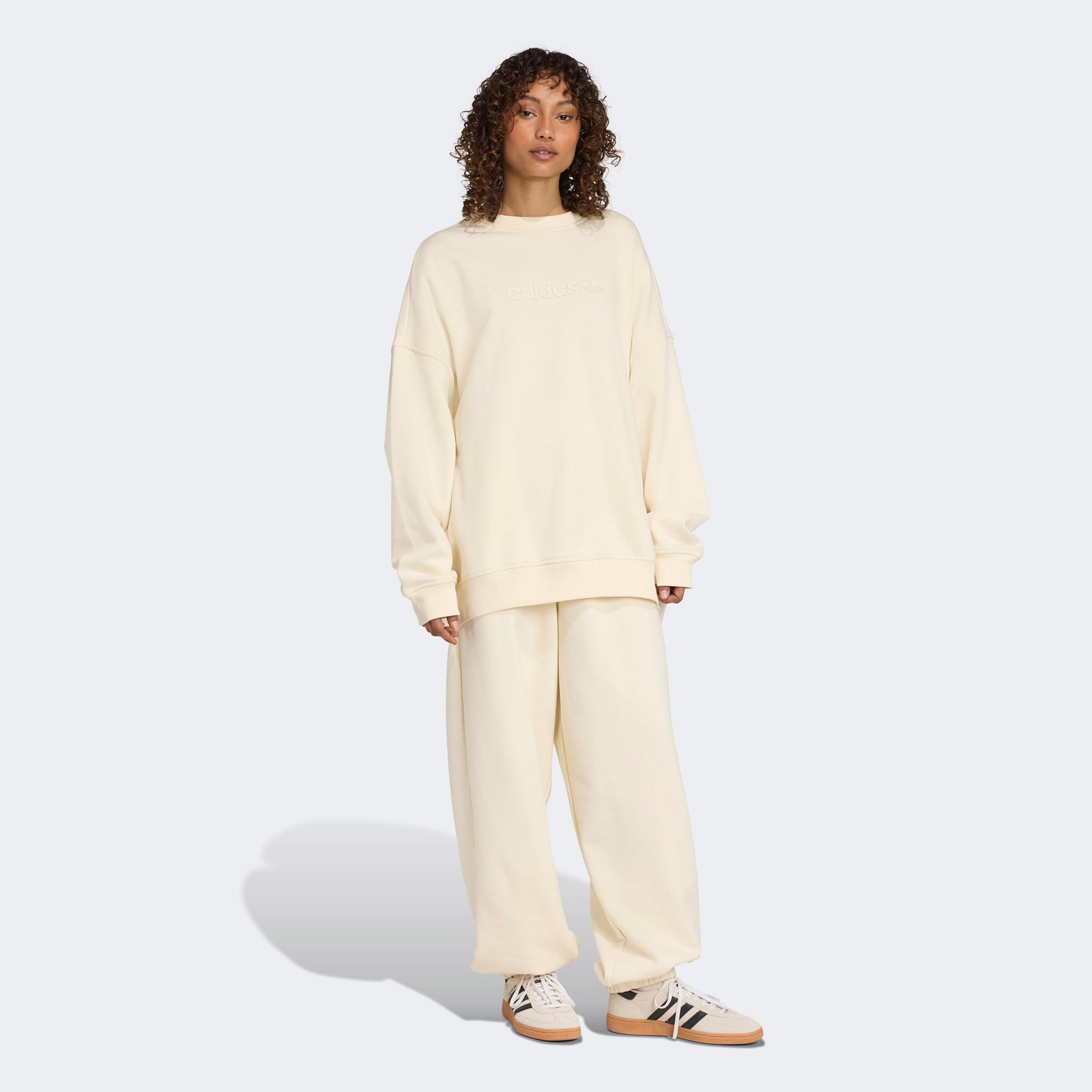 adidas Essential Linear Jogger Kadın Krem Eşofman Altı