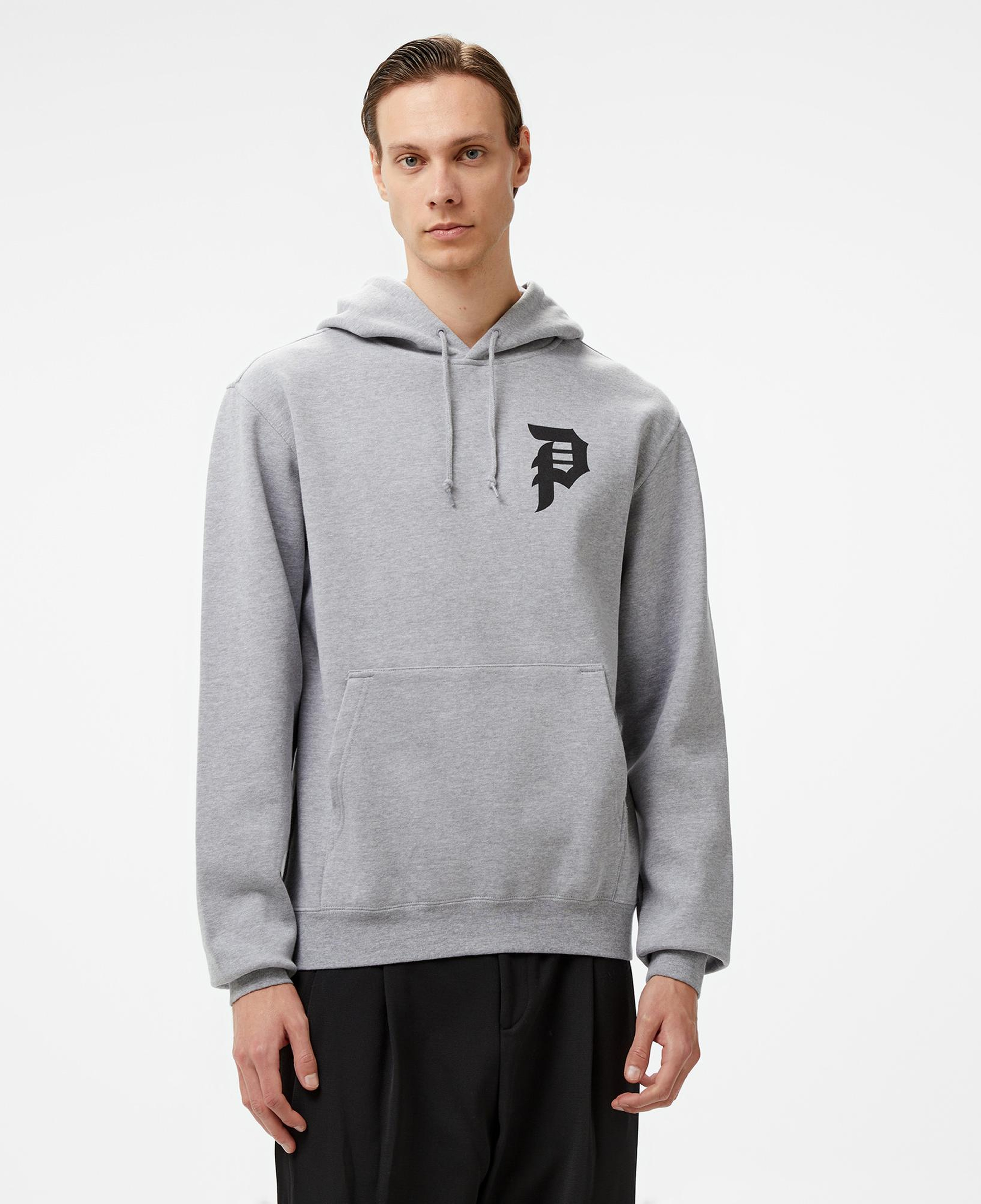 Primitive Courage Hood Erkek Gri Hoodie