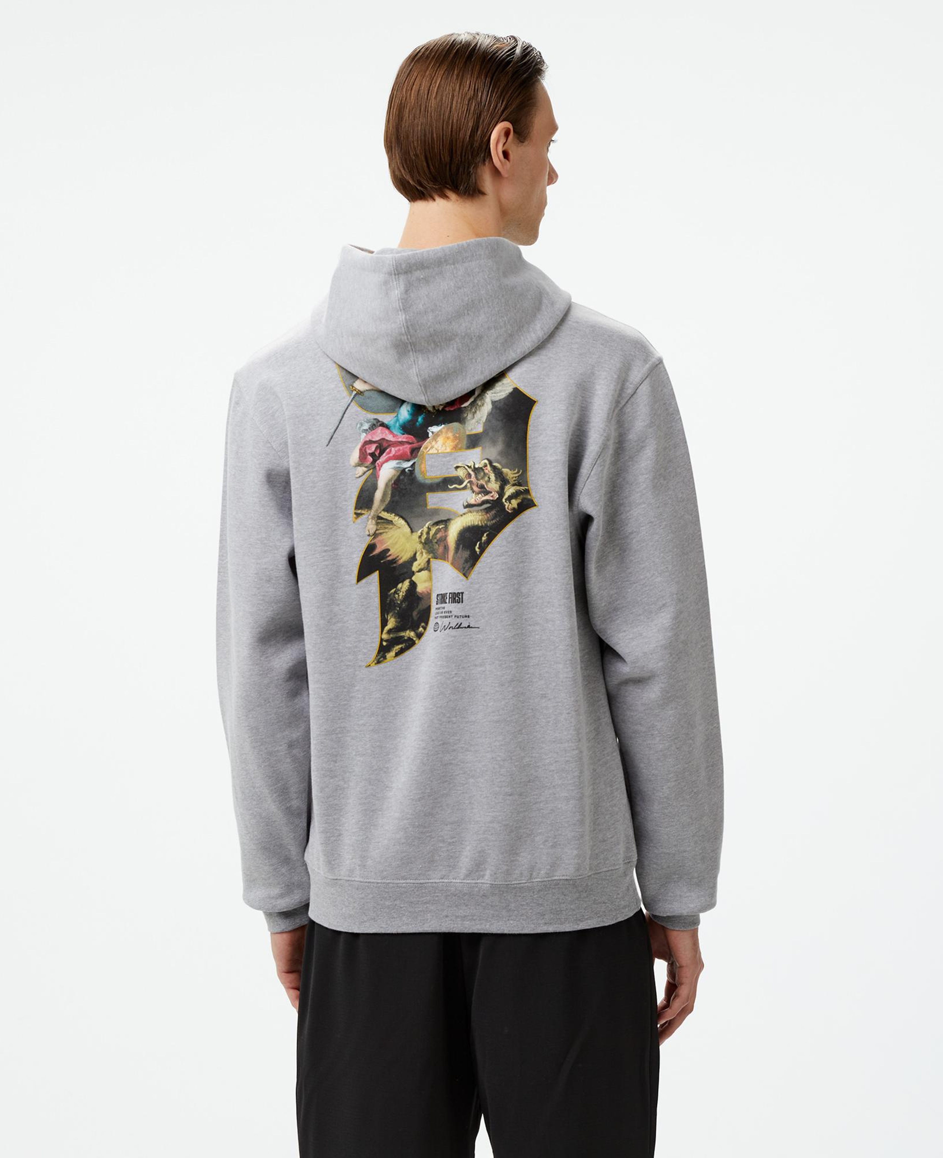 Primitive Courage Hood Erkek Gri Hoodie