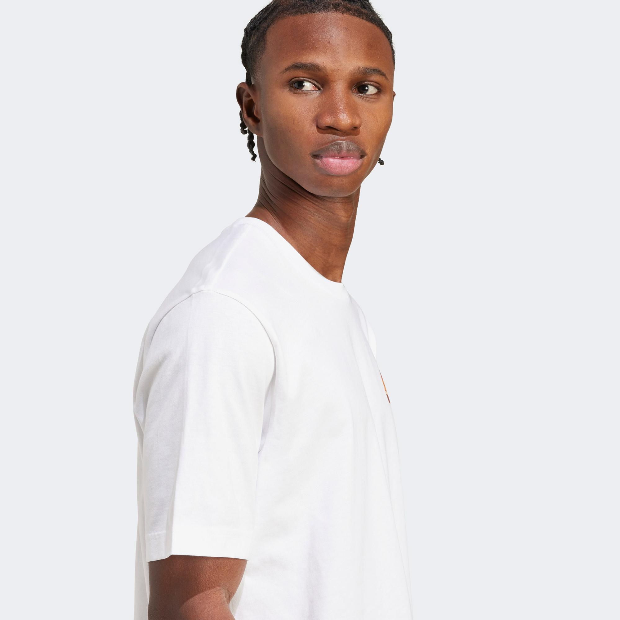 adidas M Pb&J T Erkek Beyaz T-Shirt