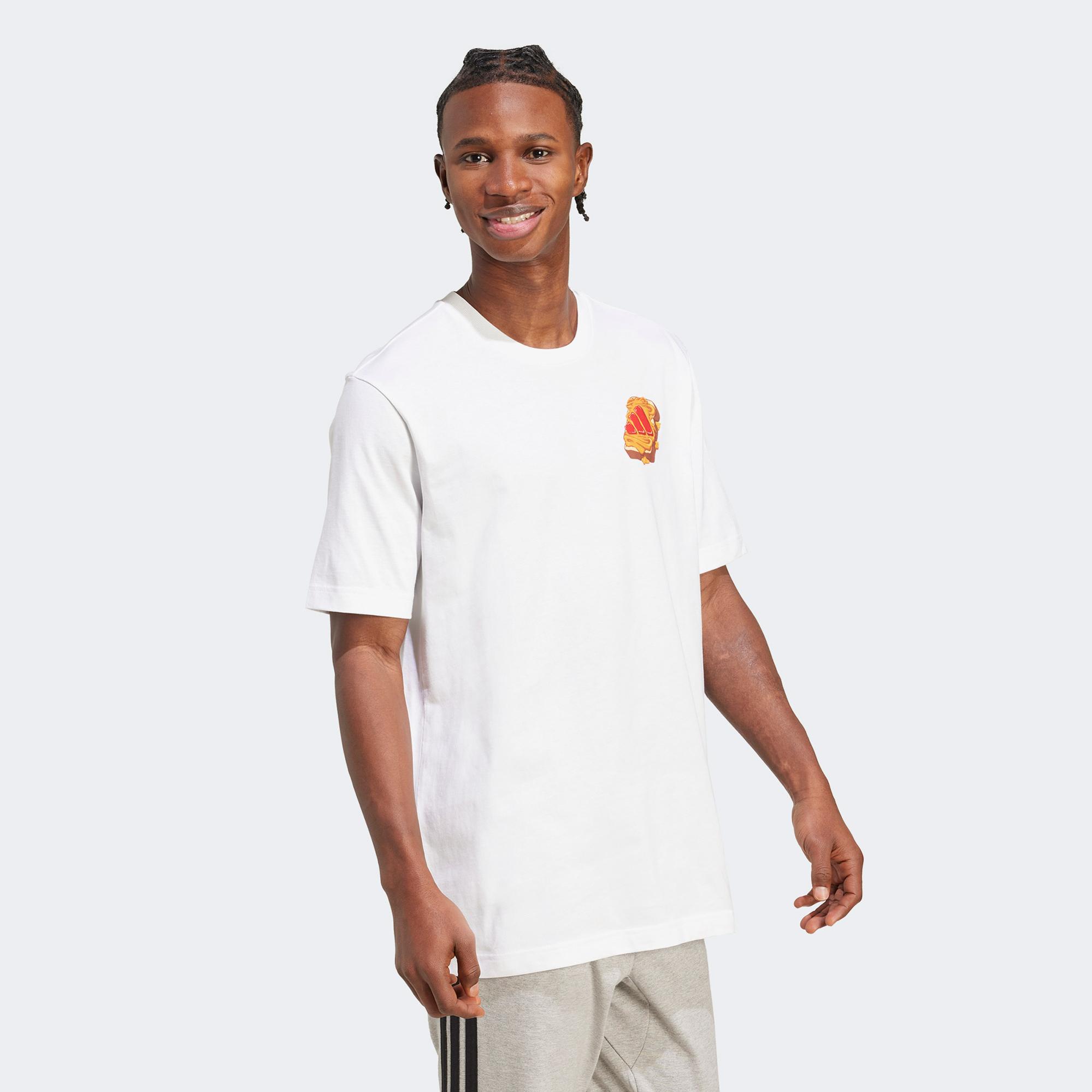 adidas M Pb&J T Erkek Beyaz T-Shirt