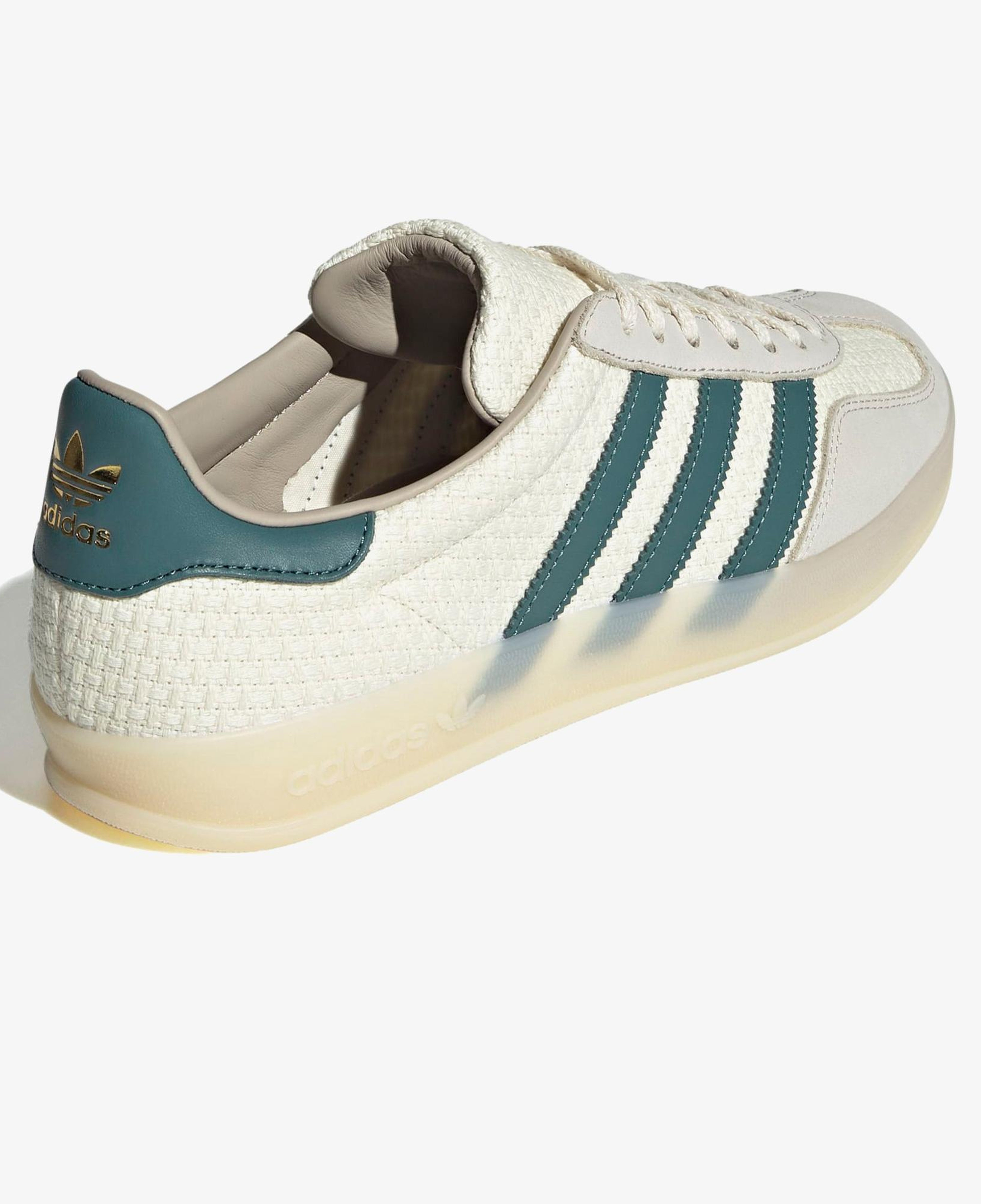 adidas Gazelle Indoor Erkek Beyaz/Yeşil Spor Ayakkabı