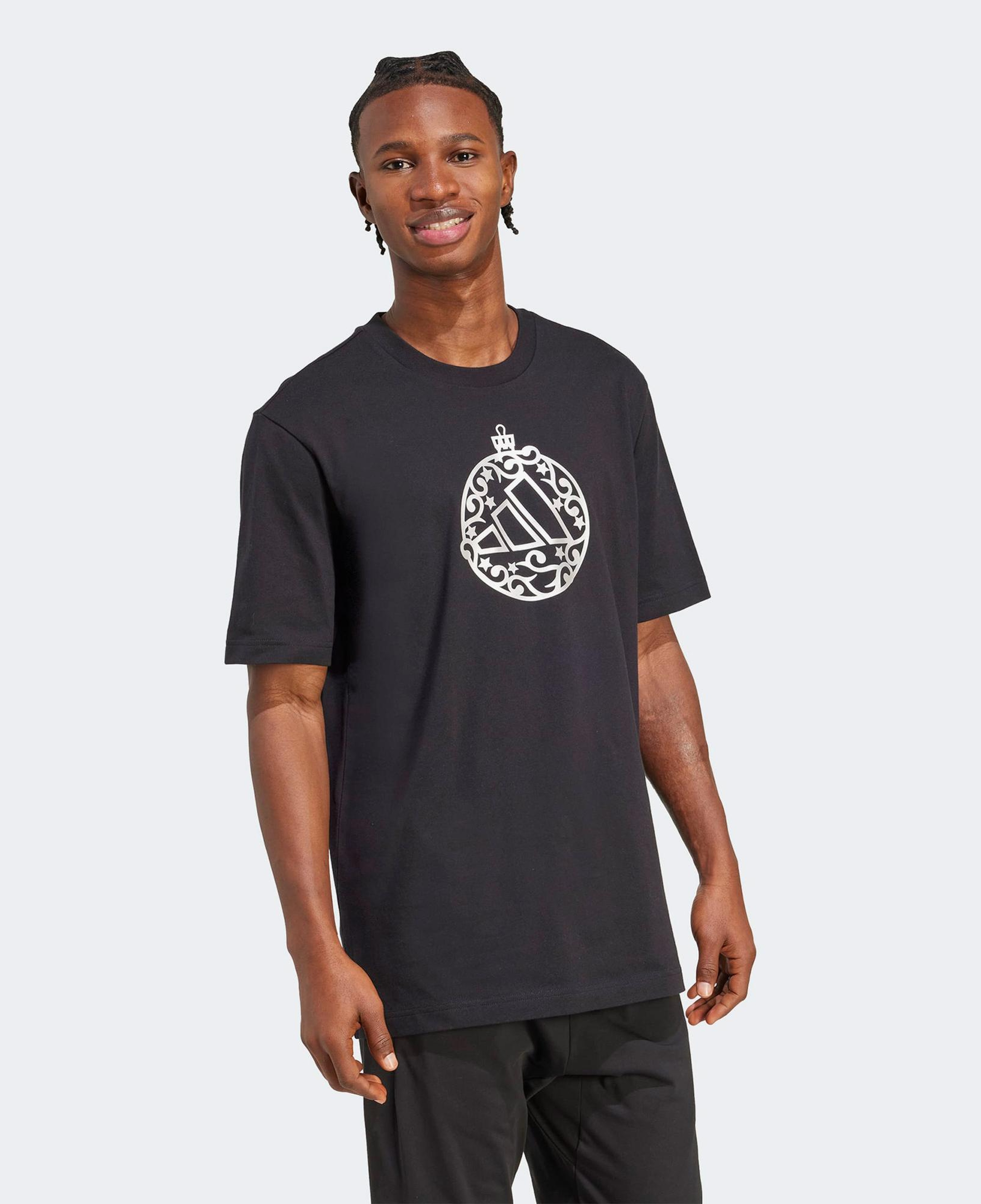 adidas M Hol Met Erkek Siyah T-Shirt