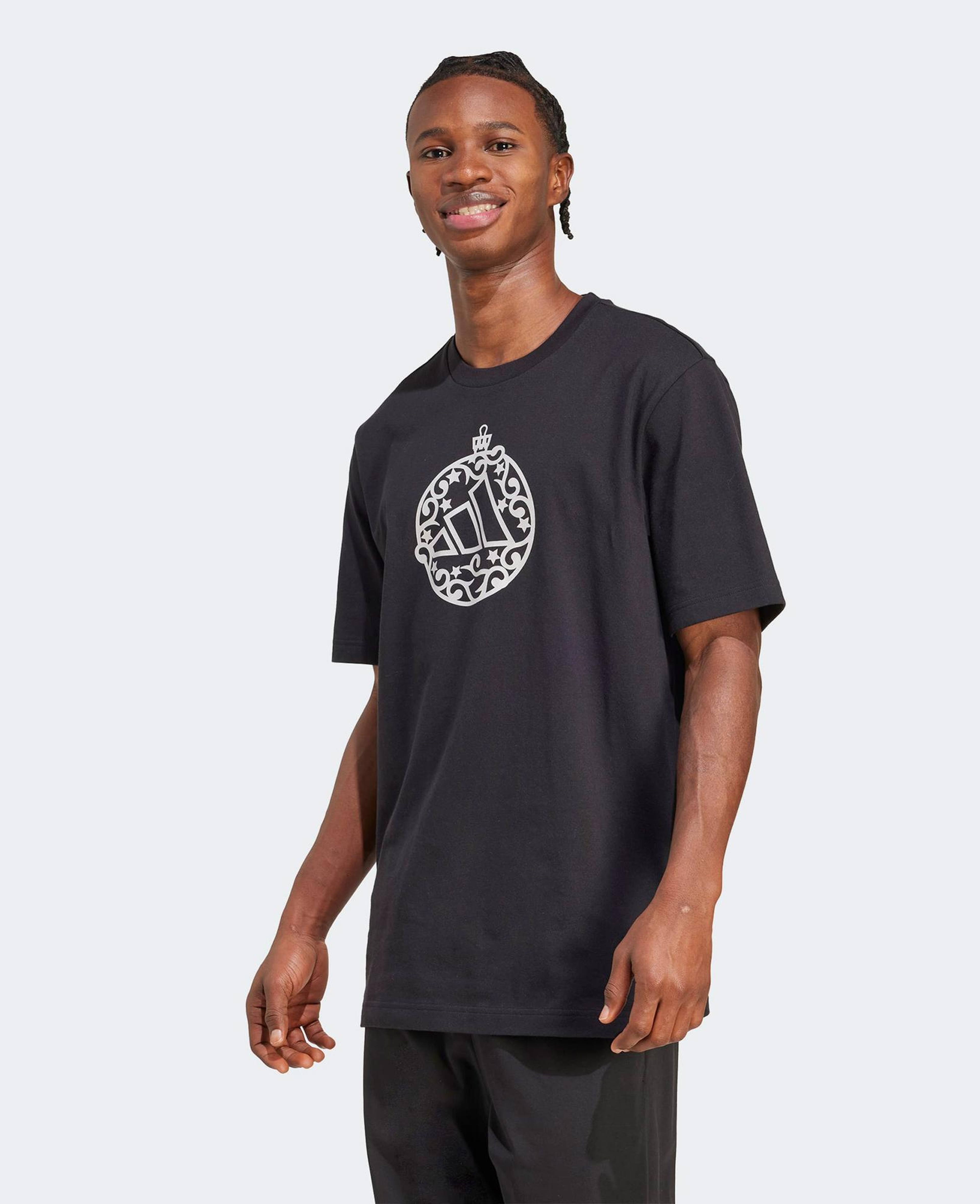 adidas M Hol Met Erkek Siyah T-Shirt