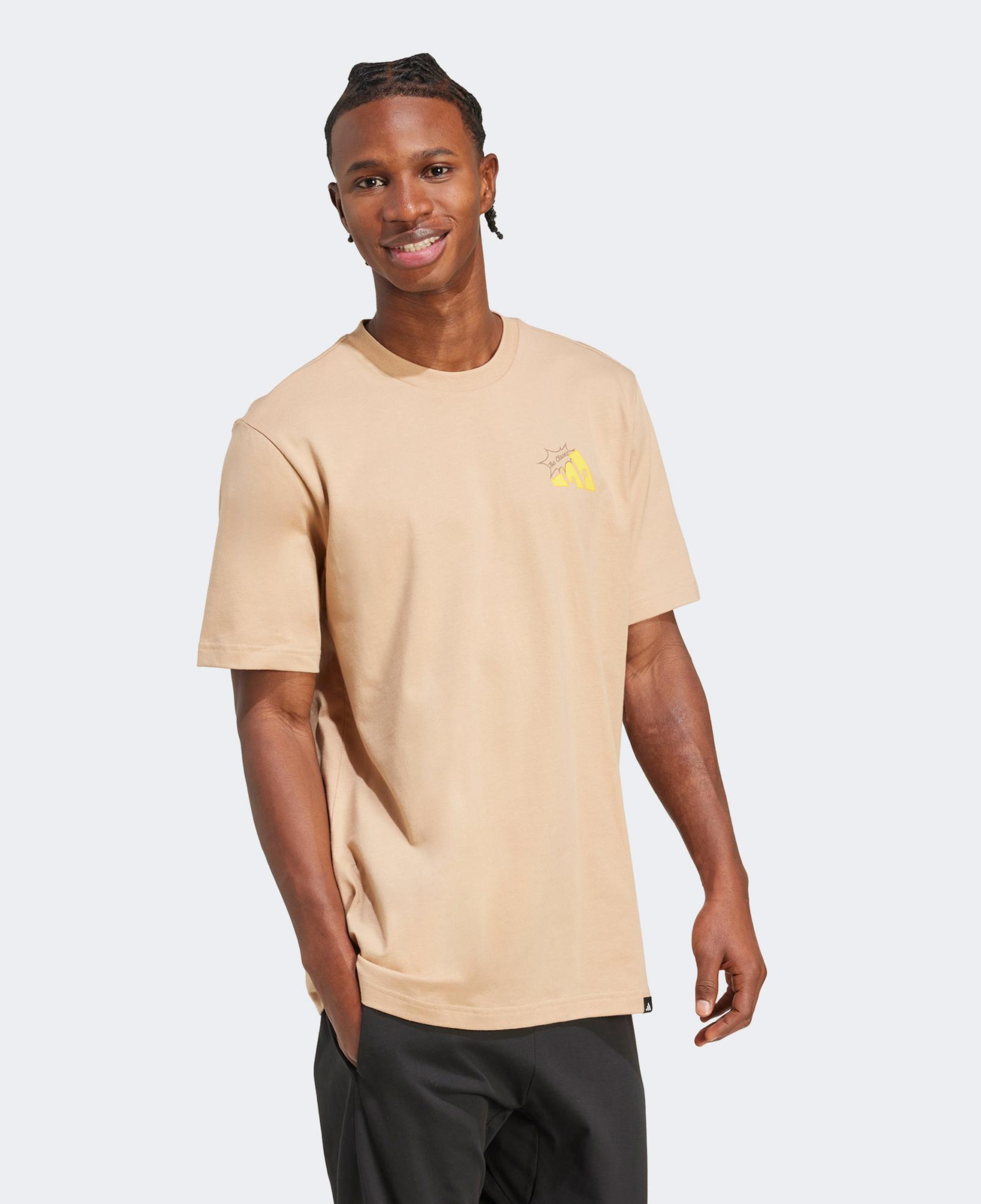 adidas M Cheese Erkek Bej T-Shirt