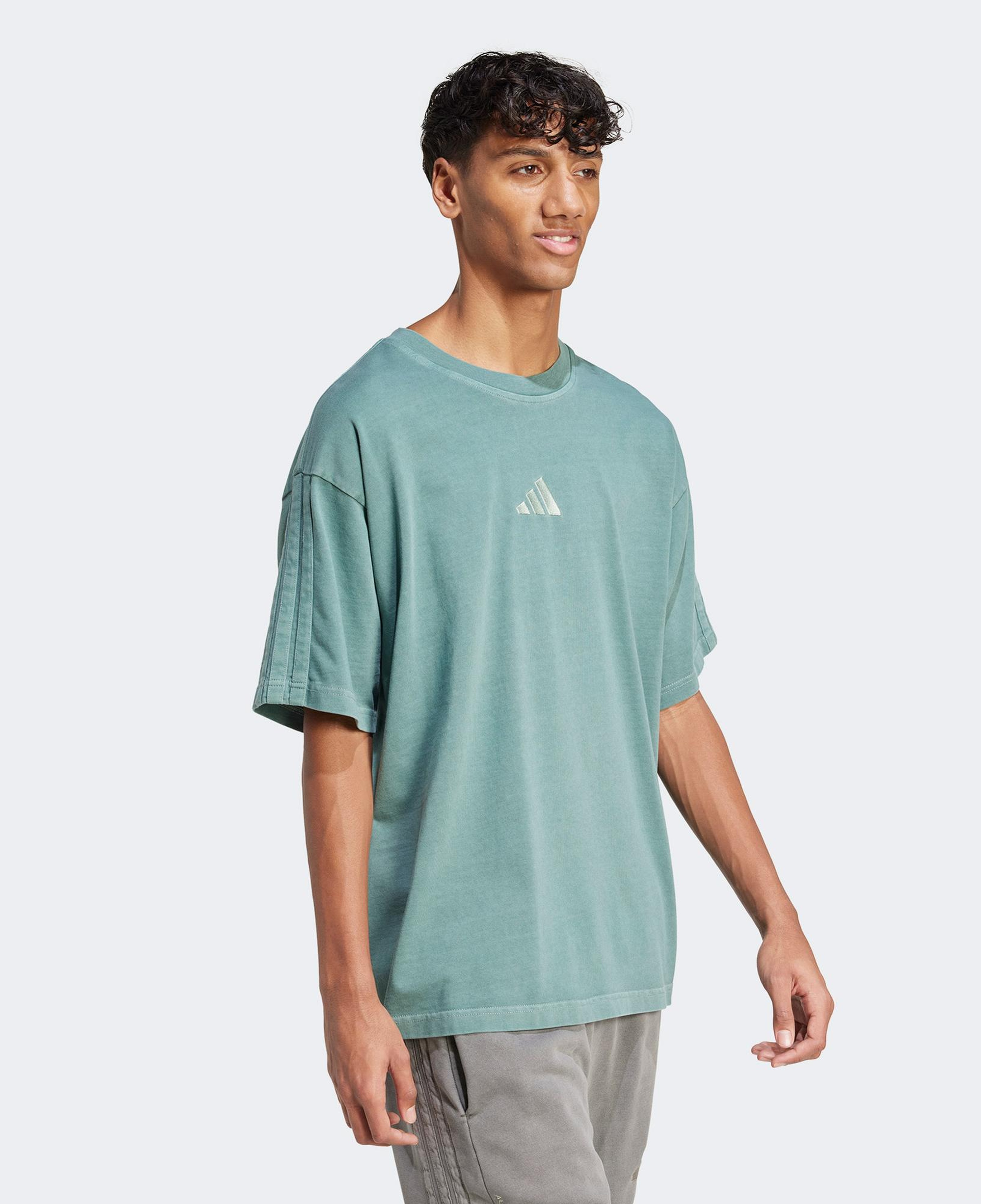 adidas All SZN Washed Yeşil Tişört