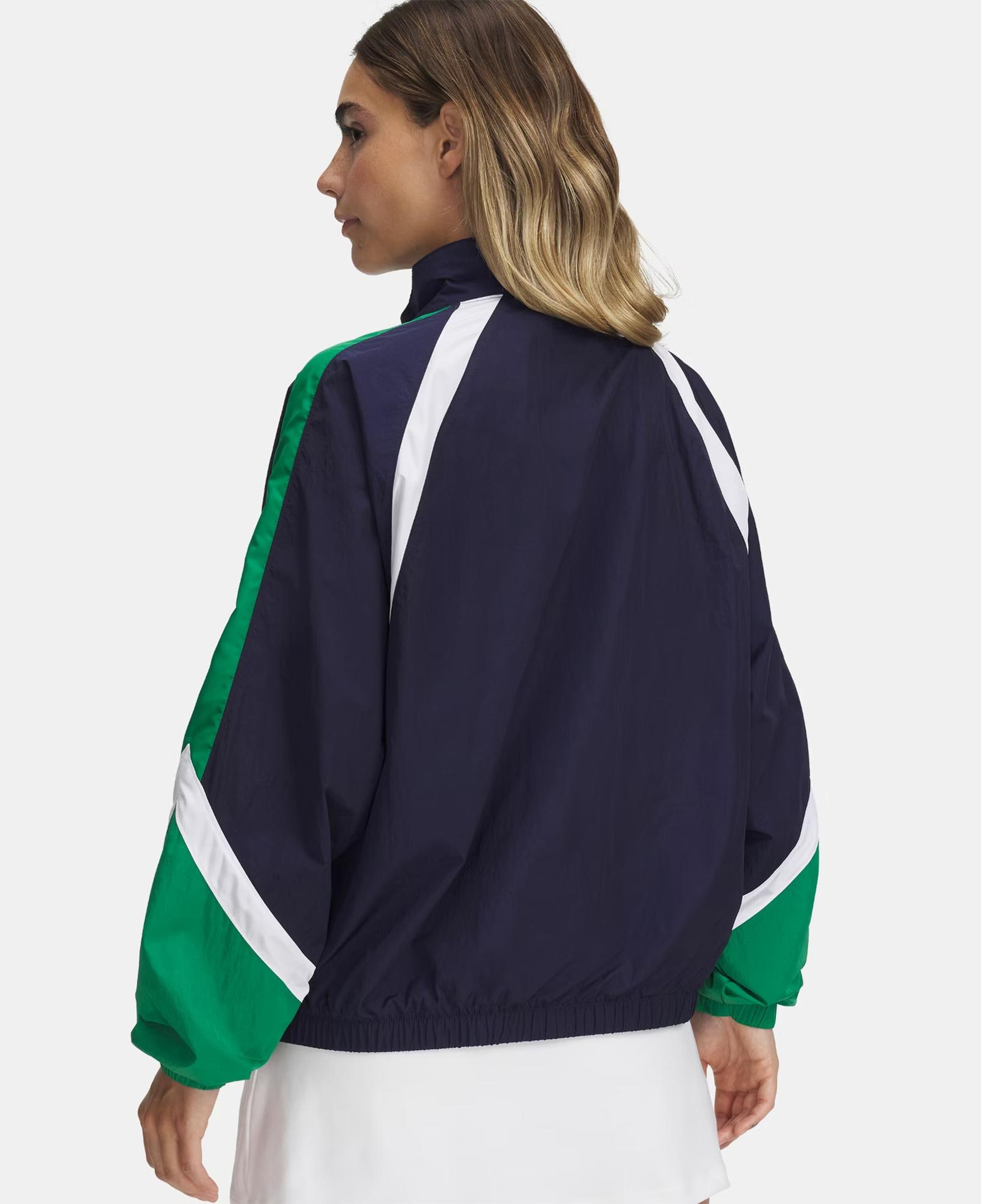 Under Armour Icon Crinkle Track Kadın Lacivert Ceket